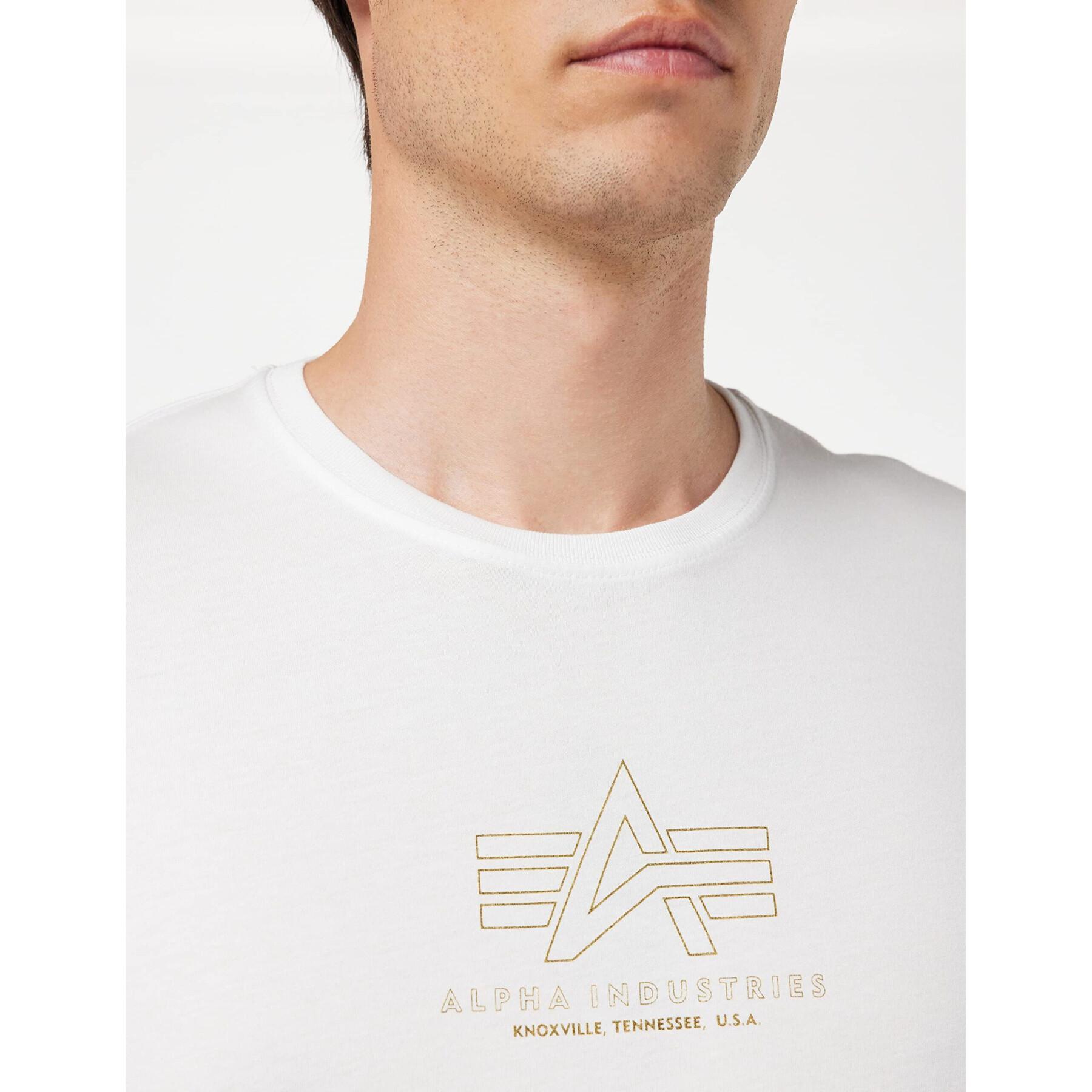 Camiseta Alpha Industries Basic ML Foil Print
