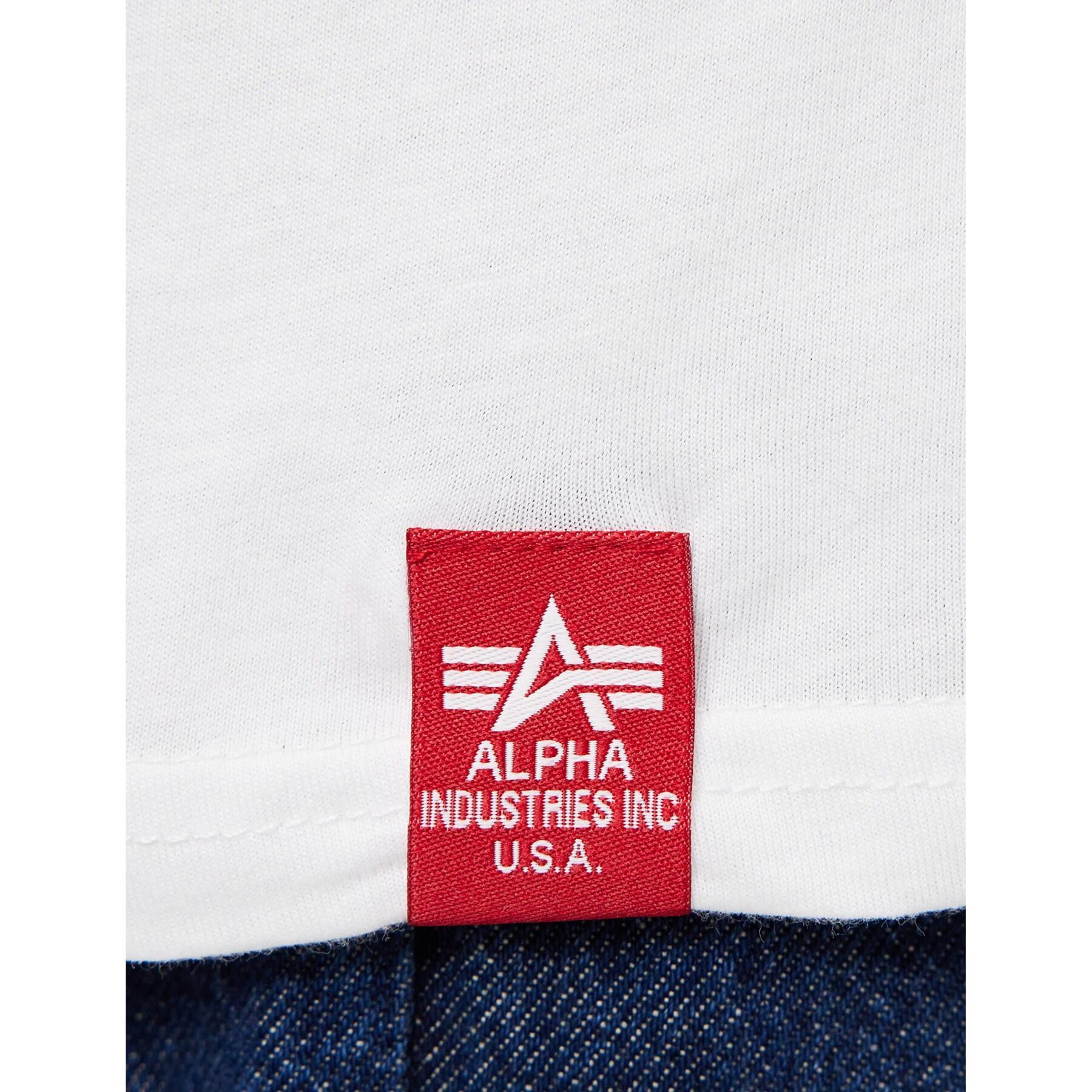Camiseta Alpha Industries Basic ML Foil Print