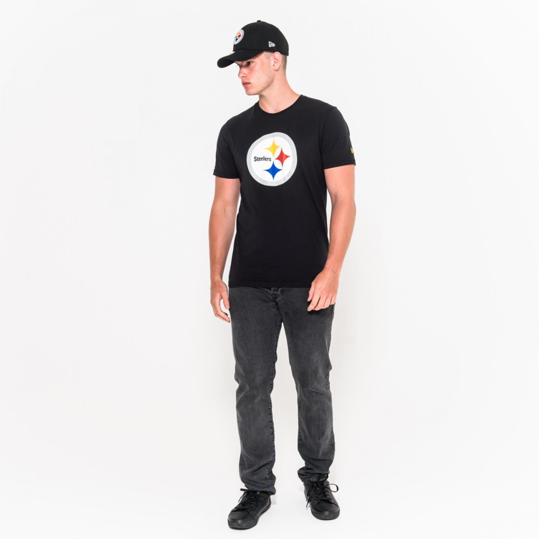 Camiseta New Era à logo Steelers de Pittsburgh
