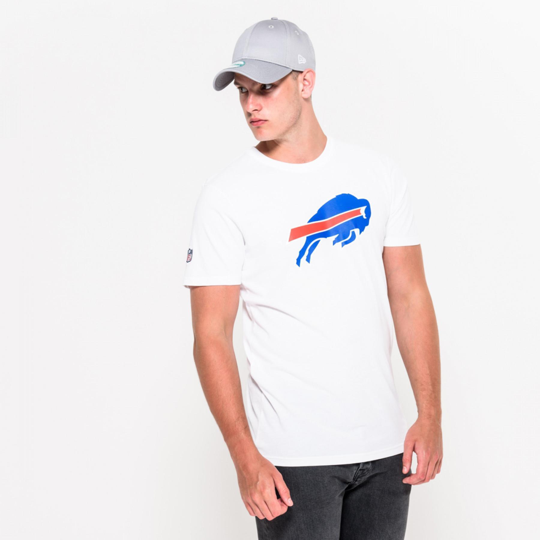 Camiseta New Era blanco logo Buffalo Bills