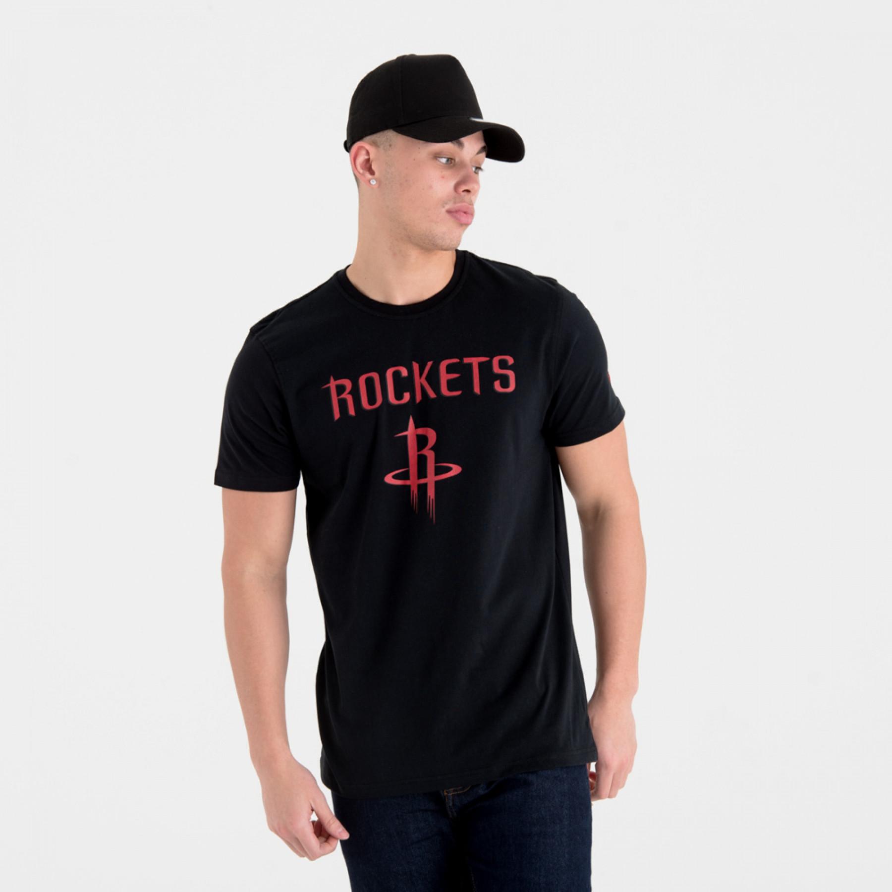 Camiseta New Era logo Houston Rockets