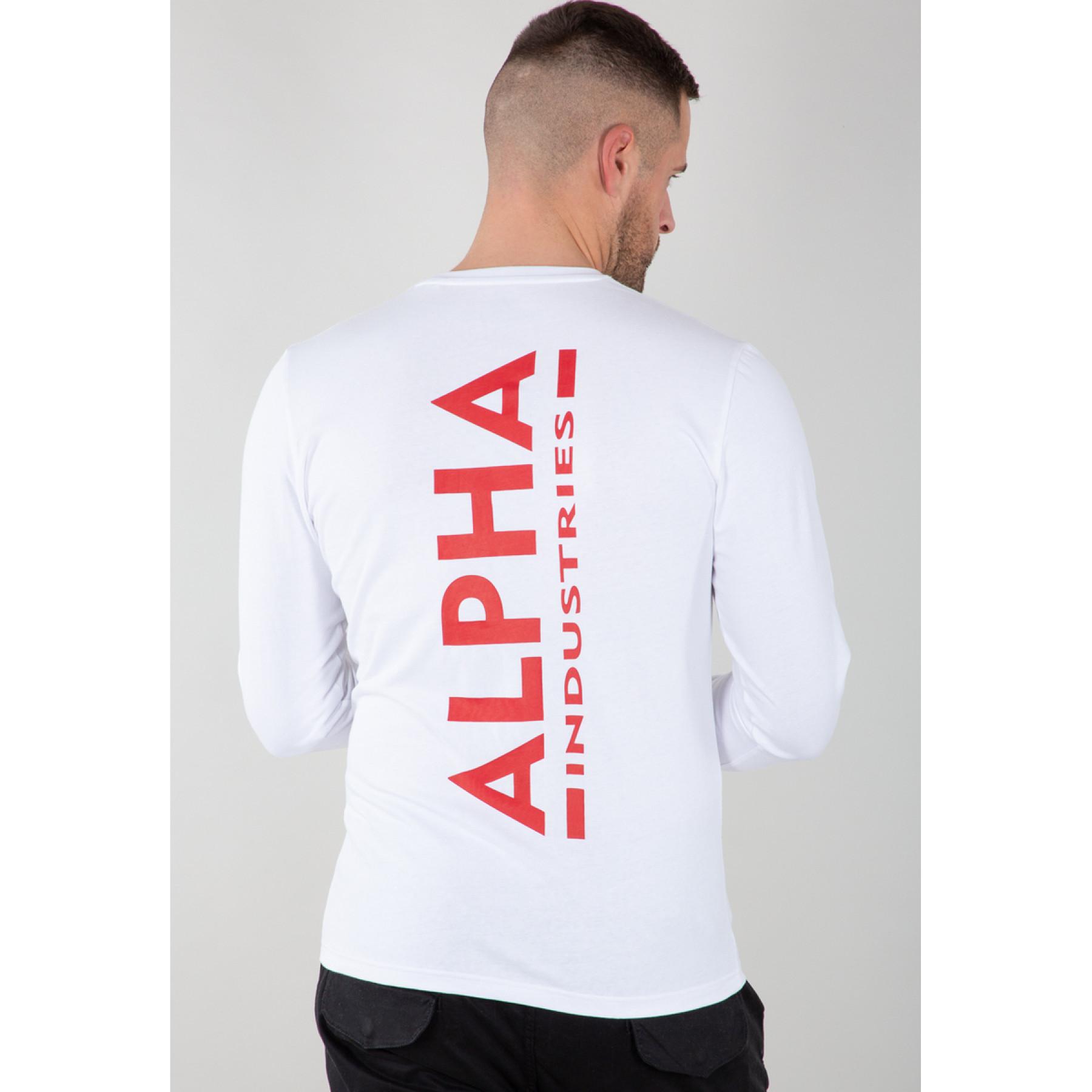 Camiseta de manga larga Alpha Industries Back Print Heavy