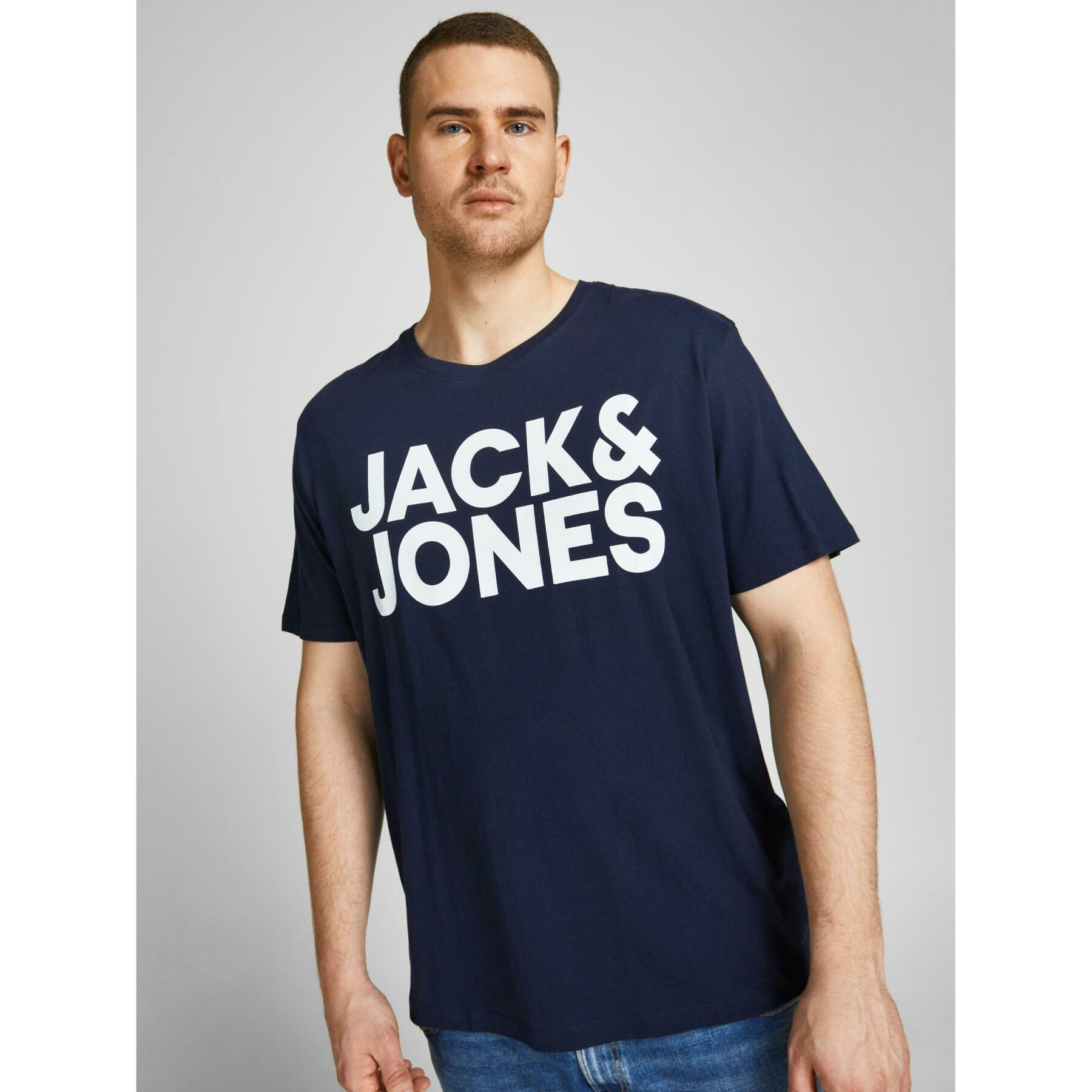 Camiseta talla grande Jack & Jones Corp Logo