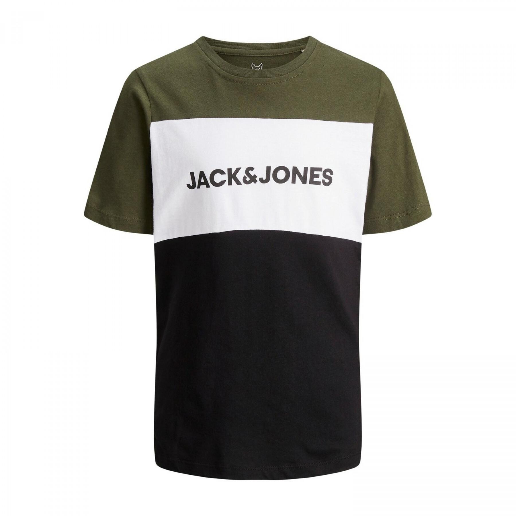 Camiseta niños Jack & Jones Logo Blocking