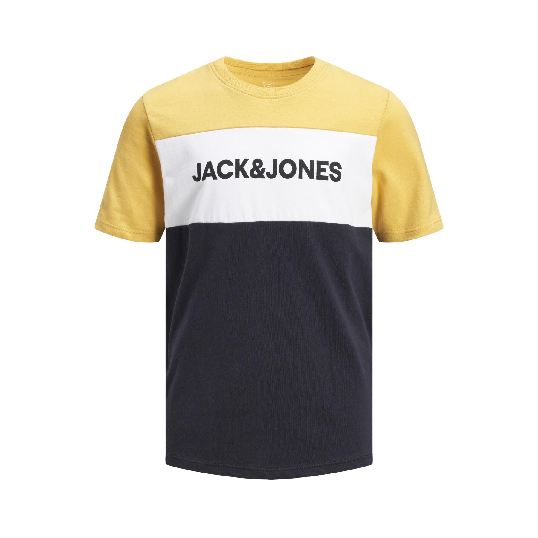 Camiseta para niños Jack & Jones Jjelogo Blocking