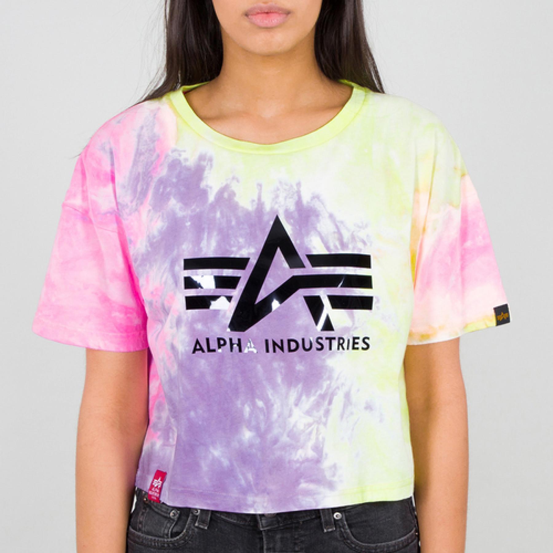 Camiseta mujer Alpha Industries Big A Batik