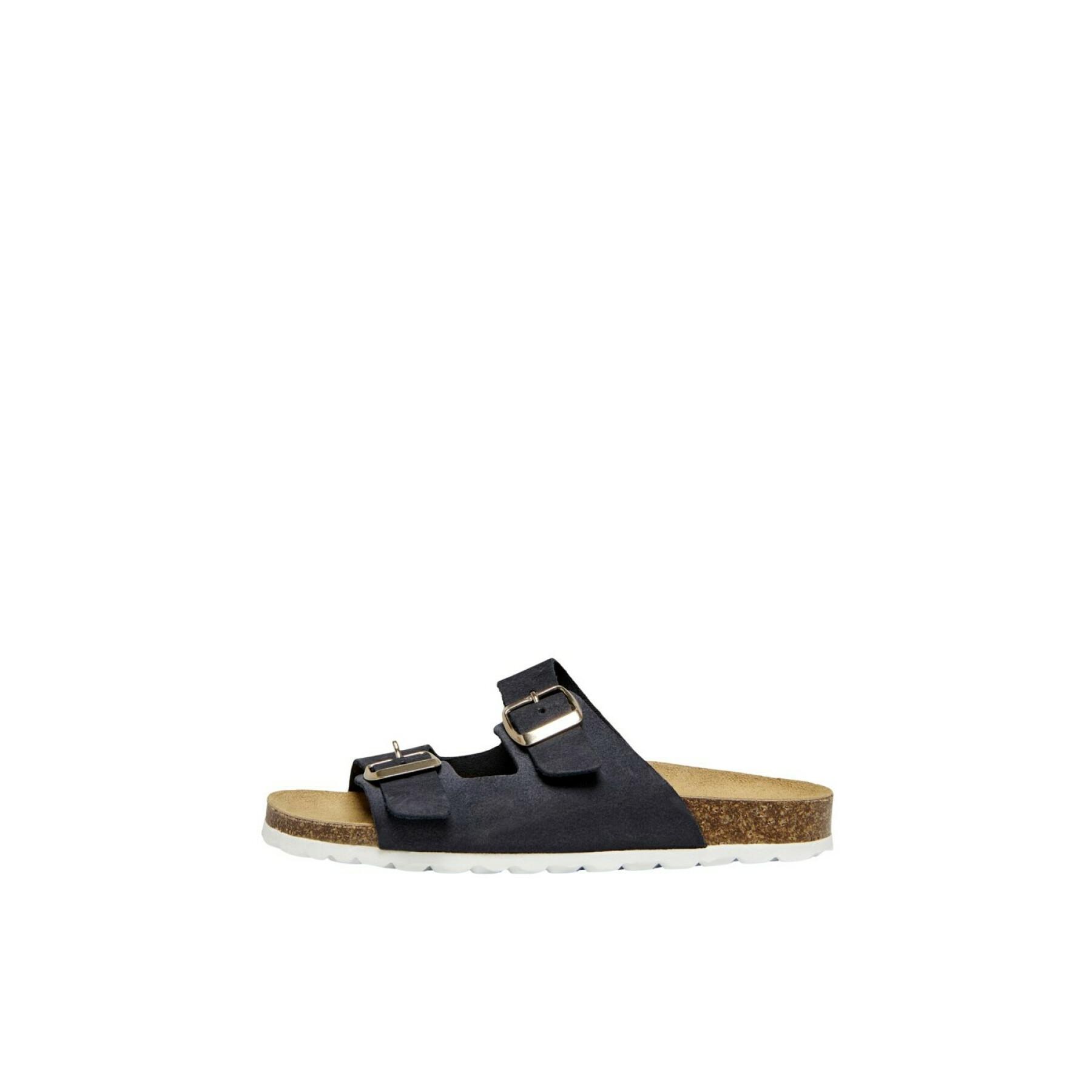 Sandalias de mujer Only Suede Slip On