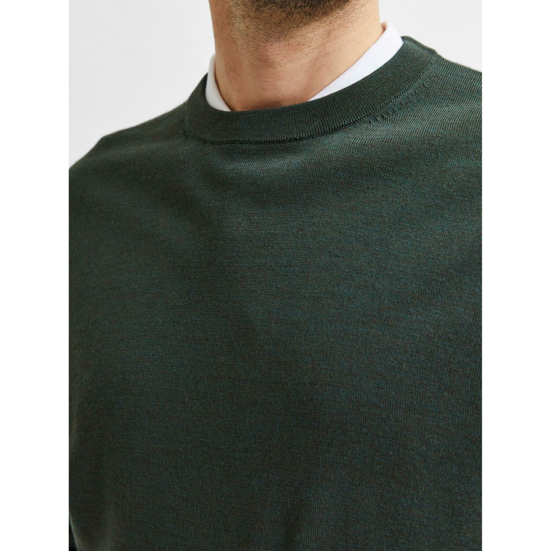 Jersey Selected Town merino coolmax knit col rond