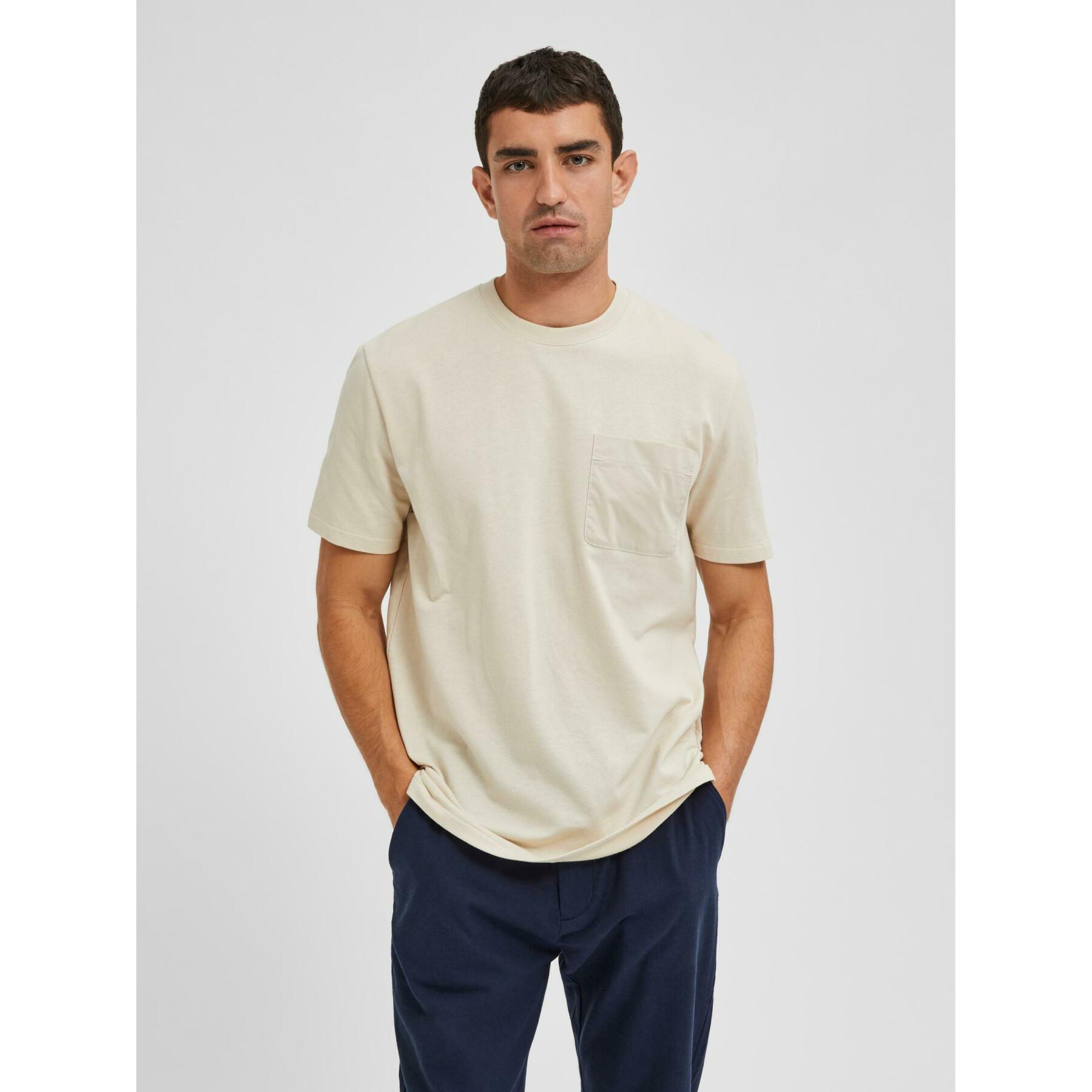 Camiseta Collar-o Selected Slhrelaxarvid