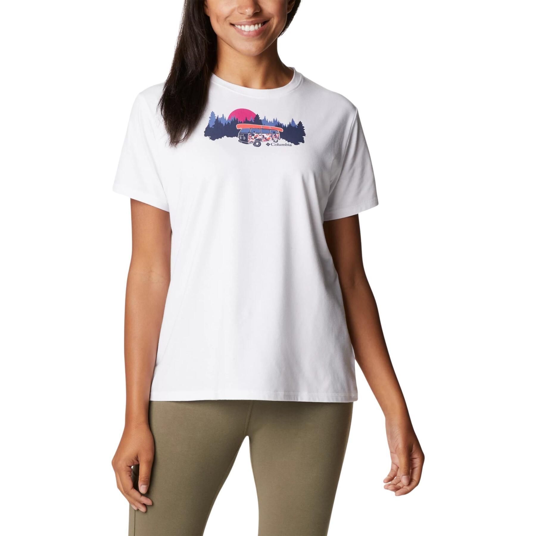 Camiseta de mujer Columbia Sun Trek Graphic Ii