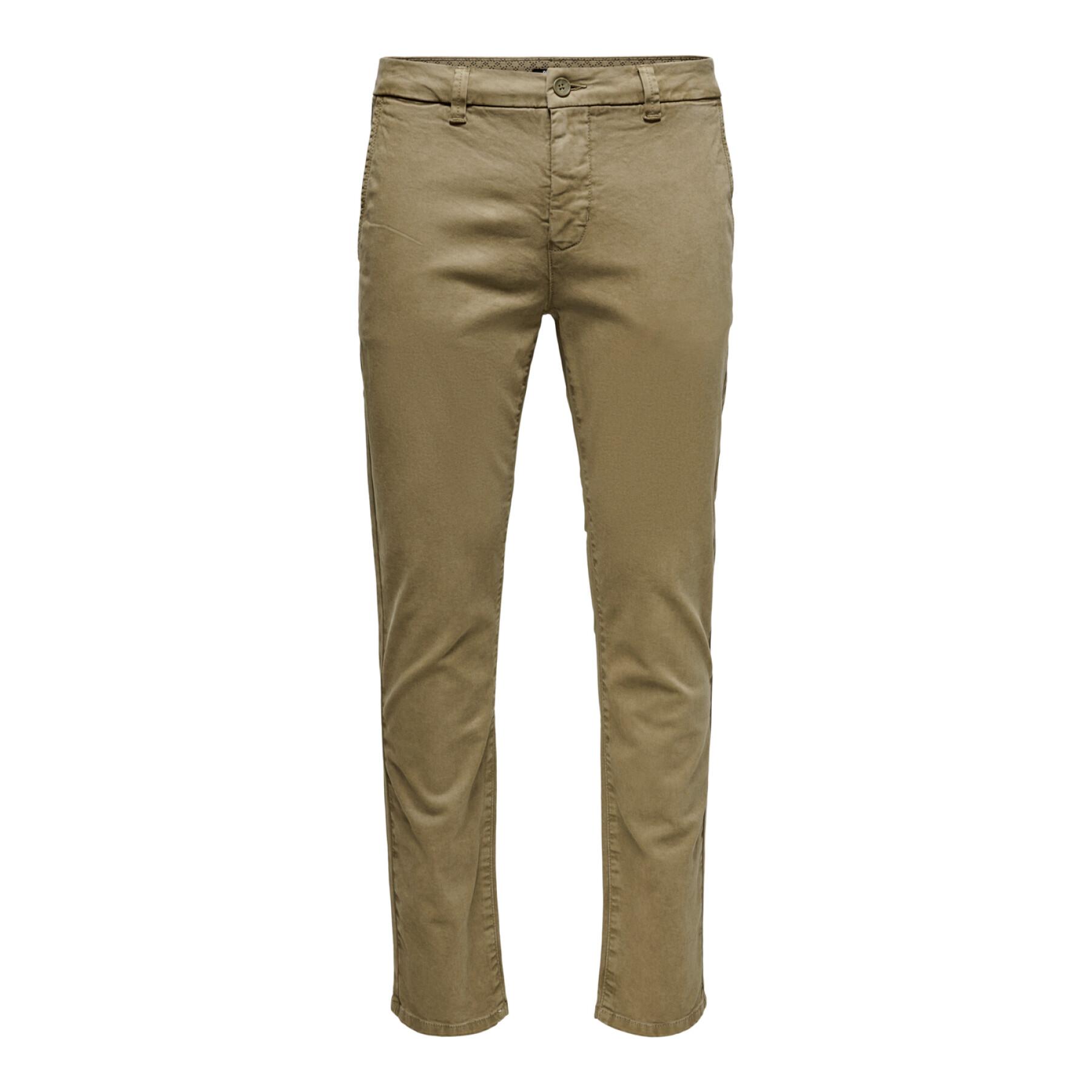 Pantalones Only & Sons Onspete Life Slim Twill Ma 9934