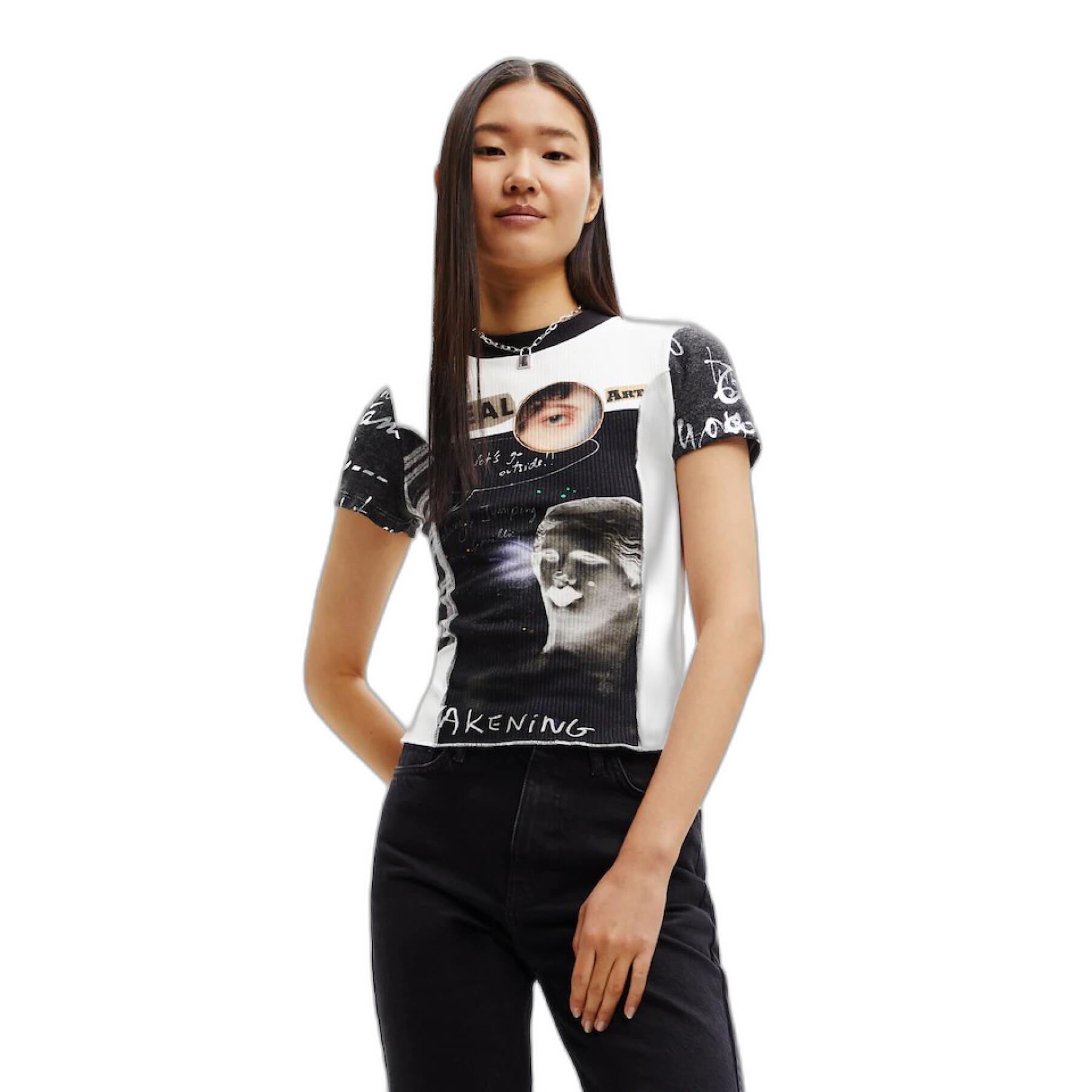 Camiseta de mujer Desigual Real artoholic