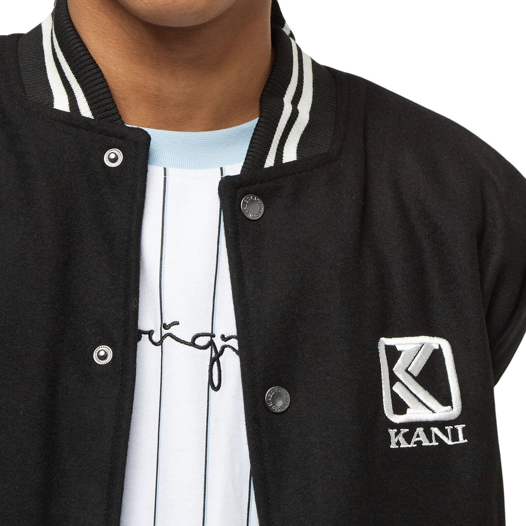 Chaqueta Karl Kani OG Fake Leather Block College