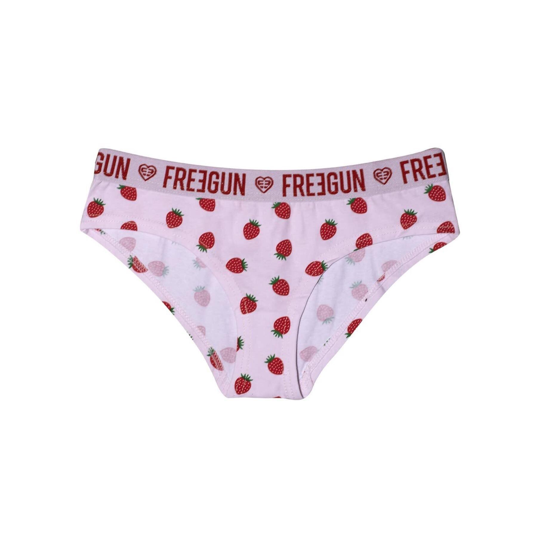 Calzoncillos de algodón con estampado de fresas para mujer Freegun