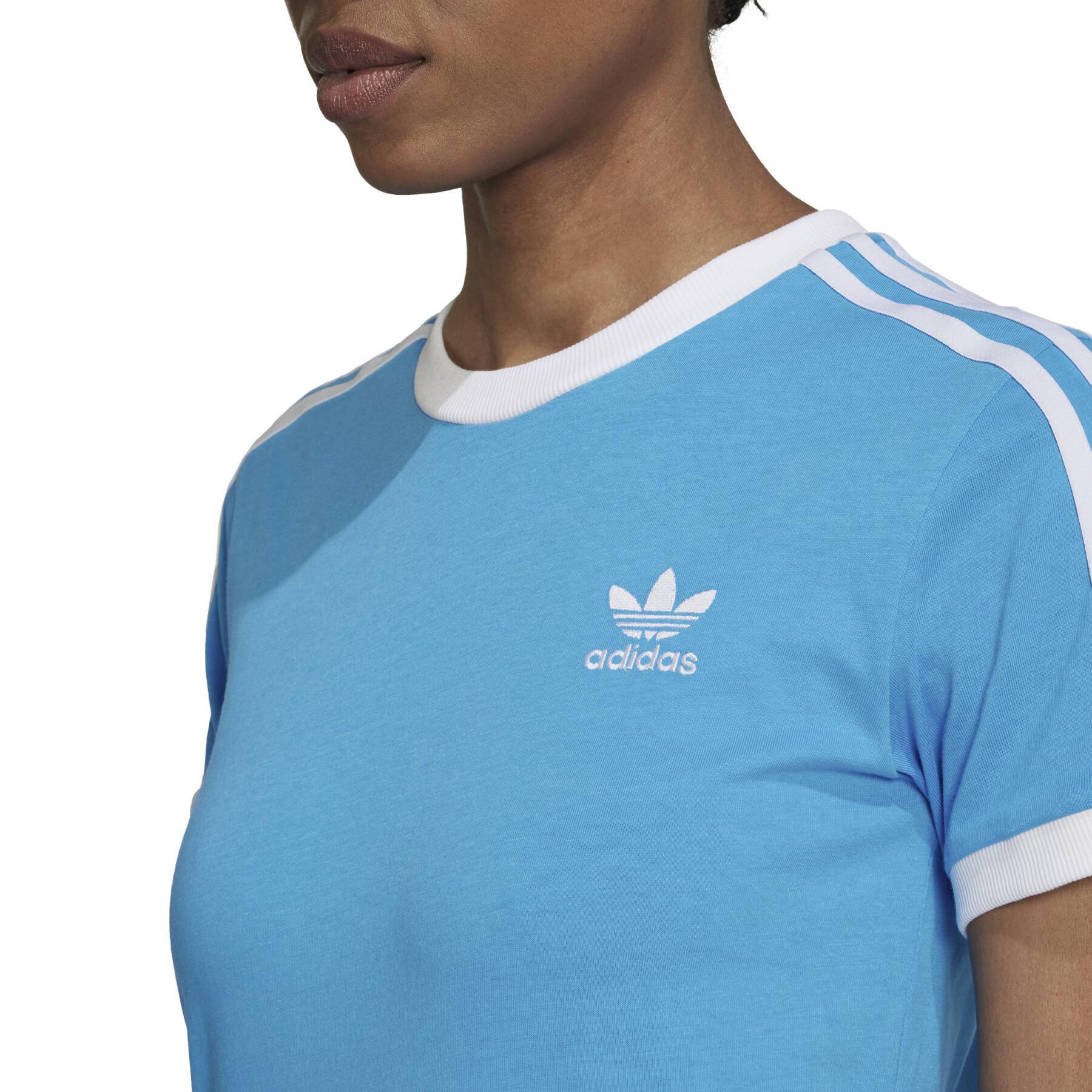 Camiseta de 3 rayas para mujer adidas Originals Adicolor Classics