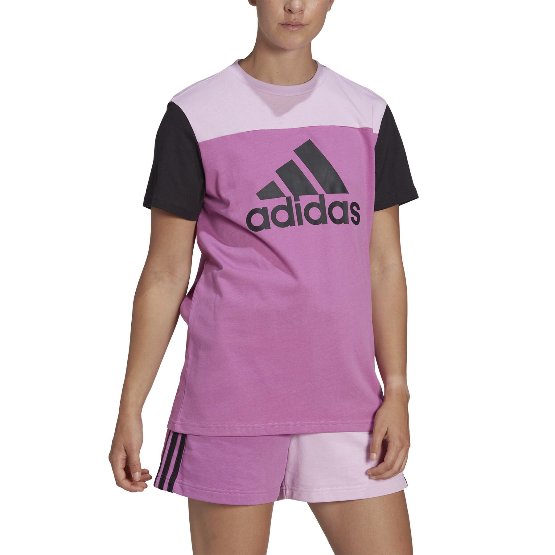 Camiseta con logo para mujer adidas Essentials Colorblock