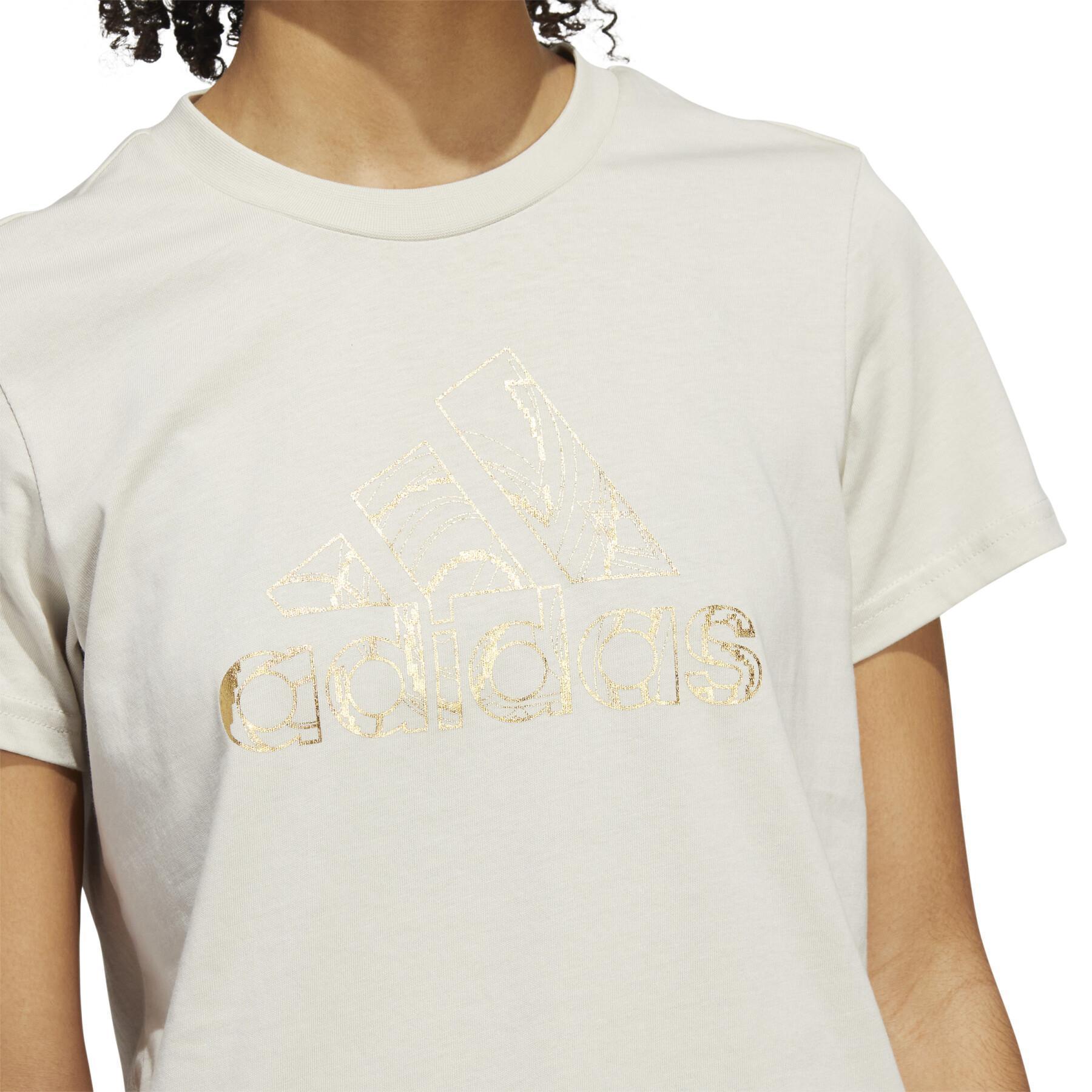 Camiseta gráfica de mujer adidas Holiday Lights