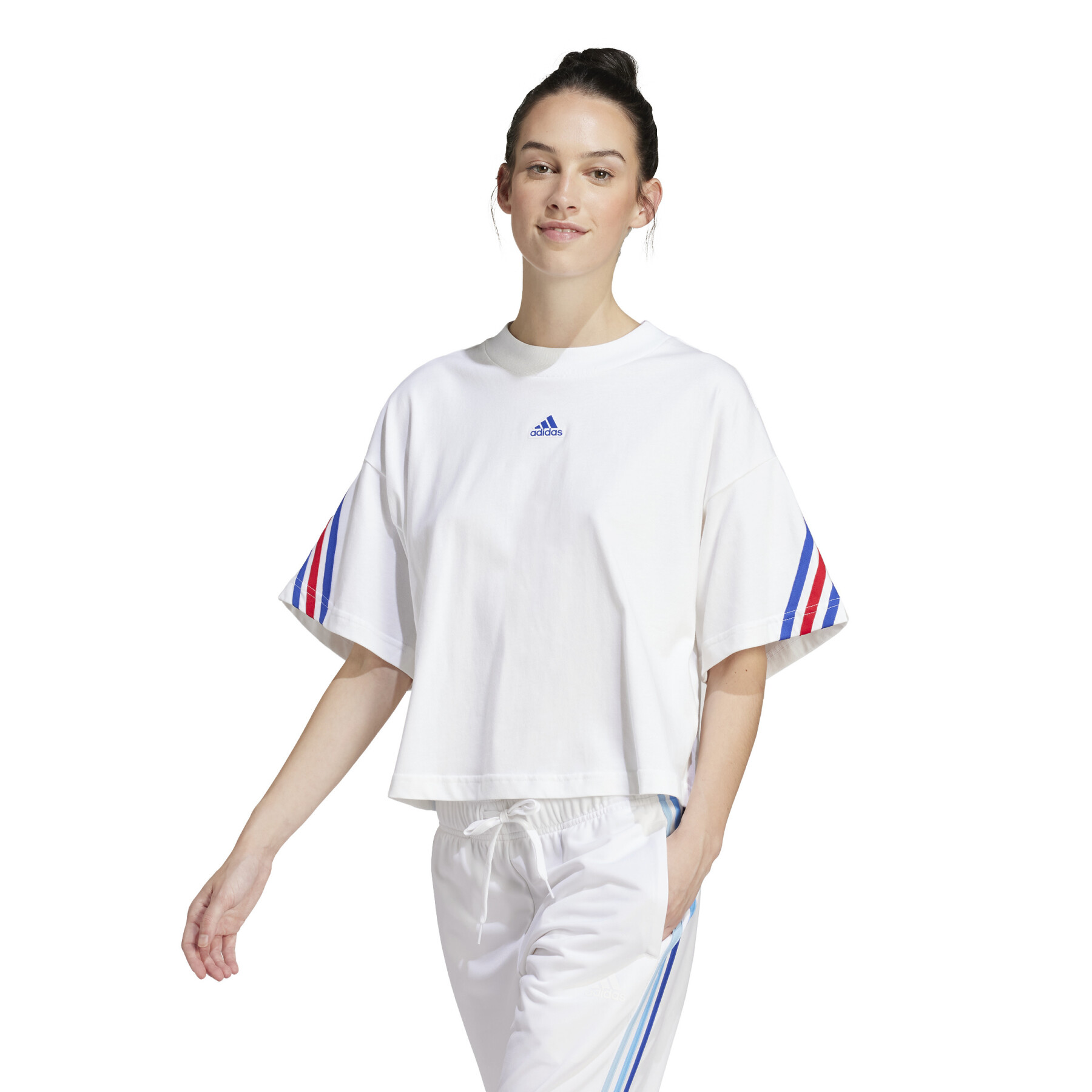 Camiseta de mujer adidas Future Icons 3 Stripes