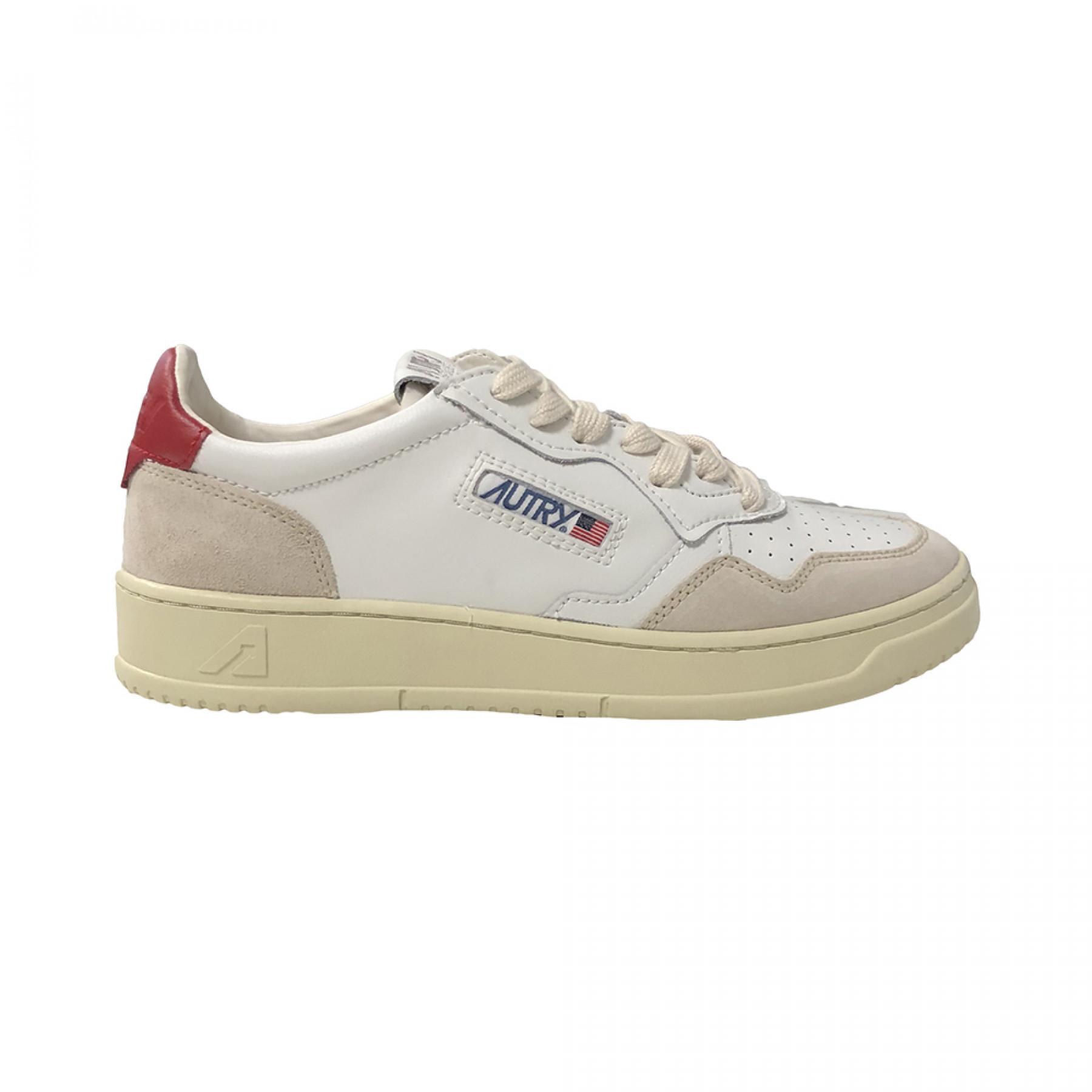 Formadores Autry Medalist LS29 Leather/Suede White/Red