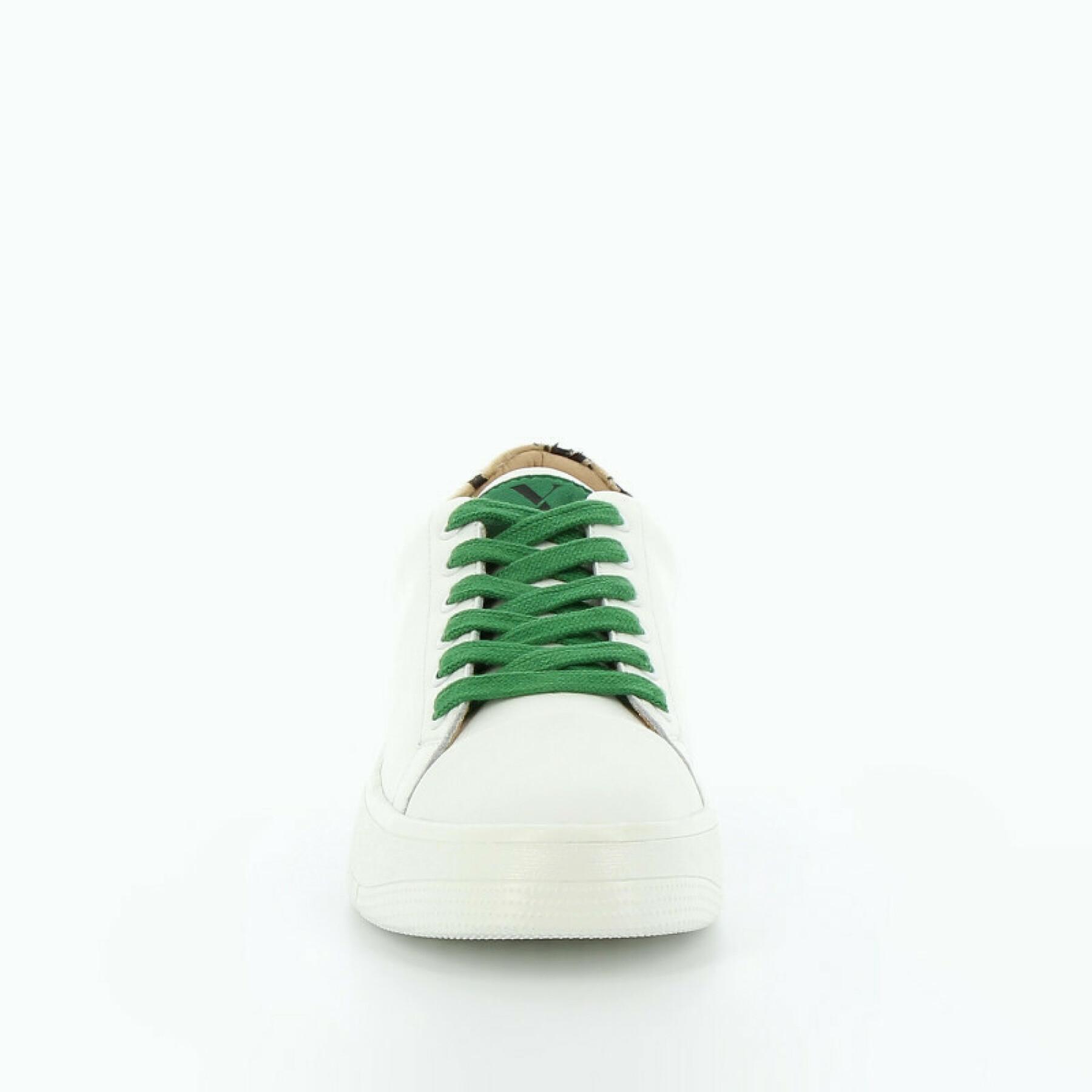 Zapatillas mujer Vanessa Wu blanco con cordones verdes