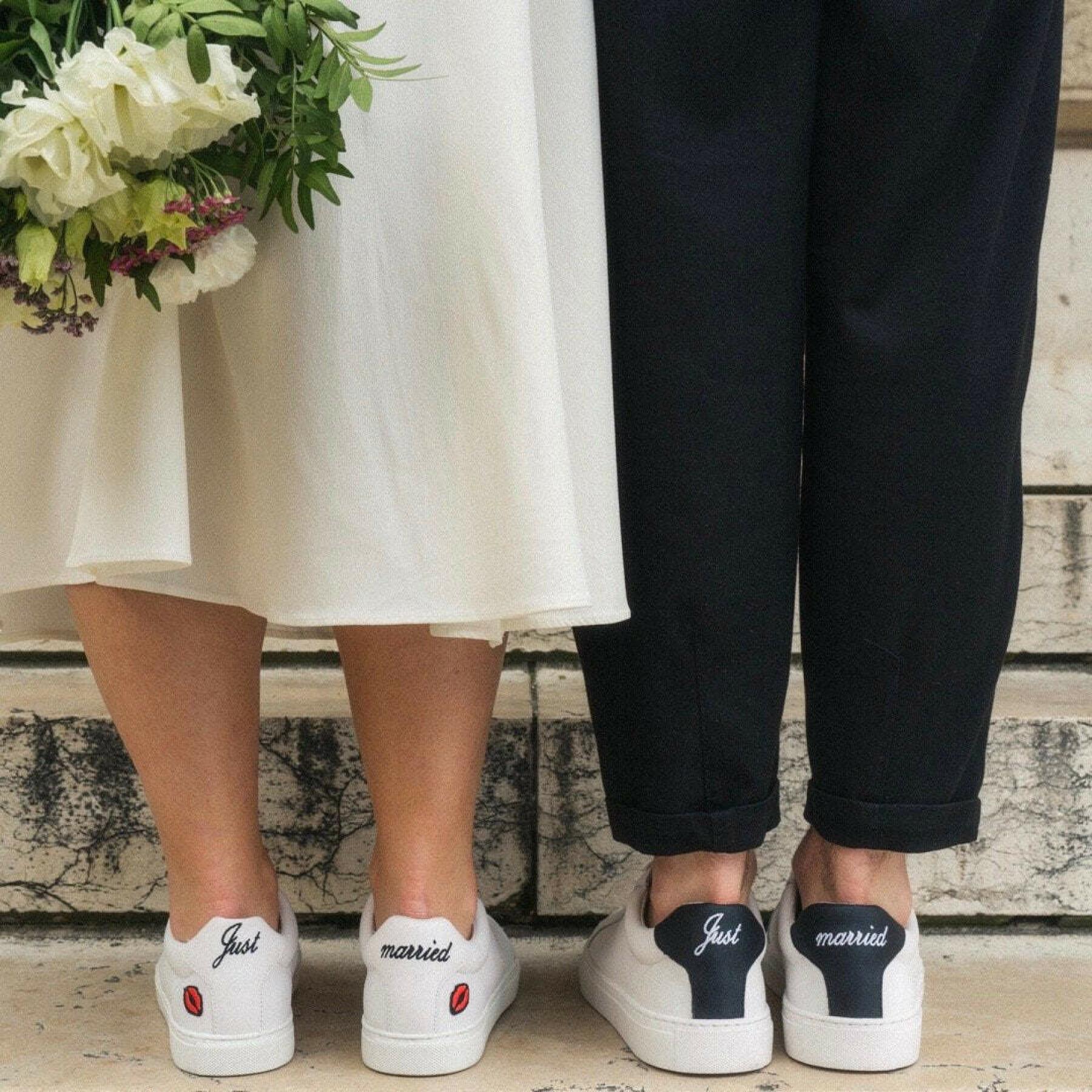 Bergantín Almacén Santuario Zapatillas de deporte para mujeres Bons baisers de Paname Simone-Just  Married - Sneakers - Zapatos