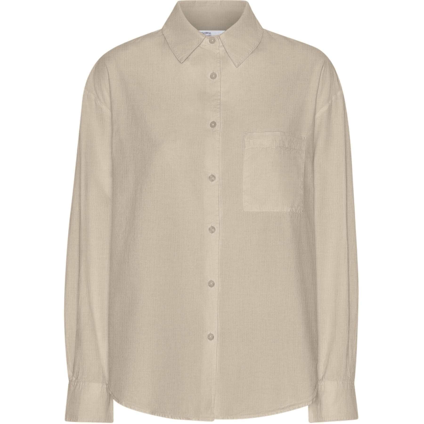 Camisa oversize Colorful Standard Organic Oyster Grey