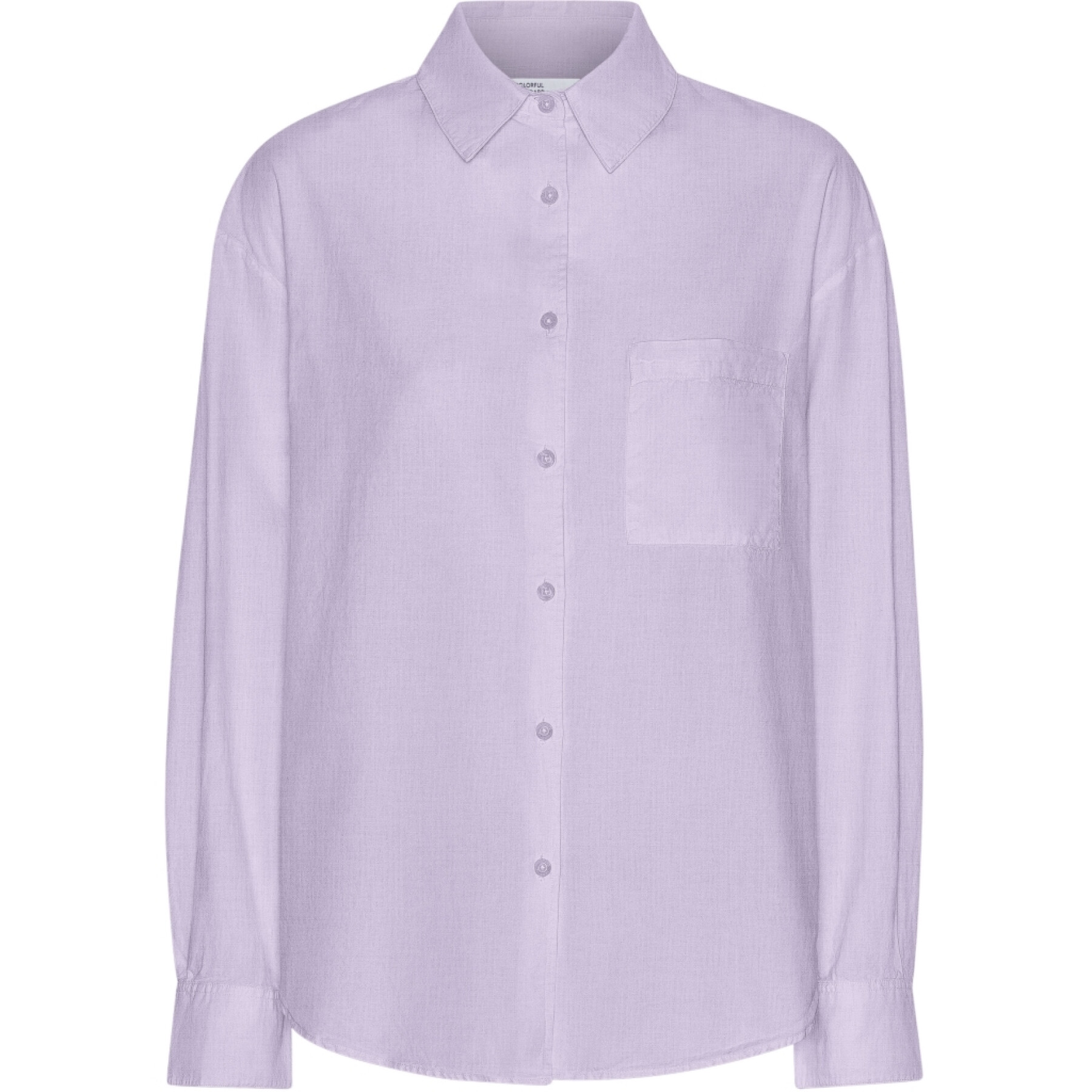Camisa oversize Colorful Standard Organic Soft Lavender