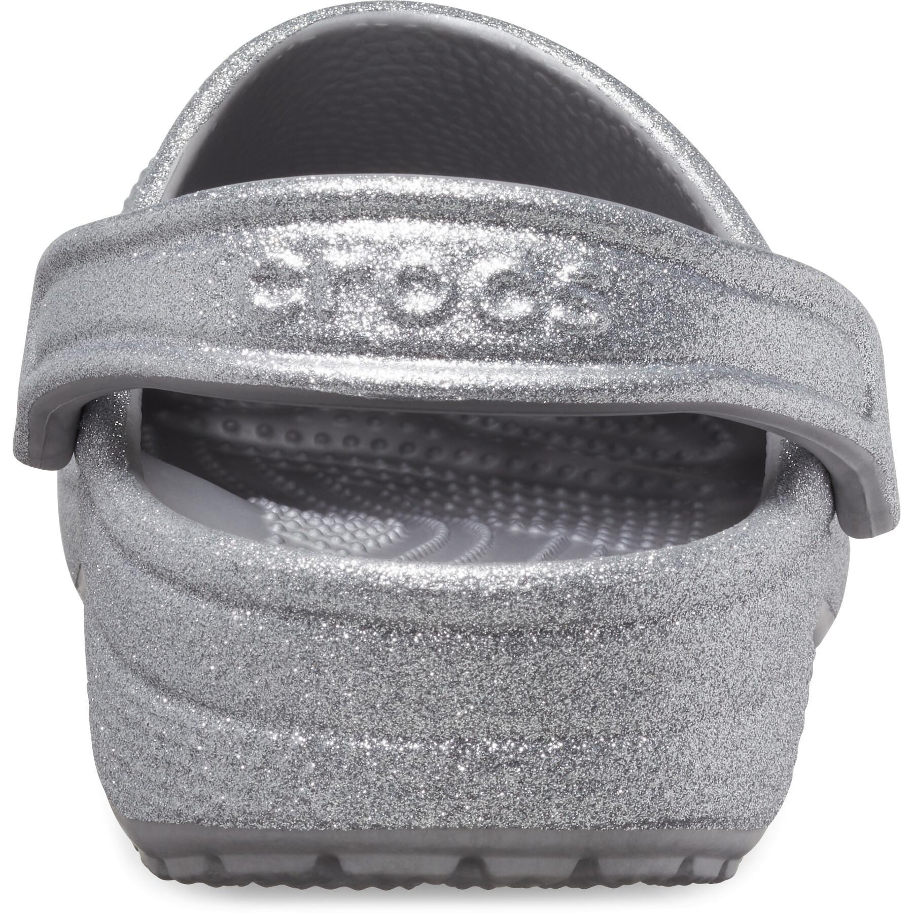 Crocs classic glitter clog