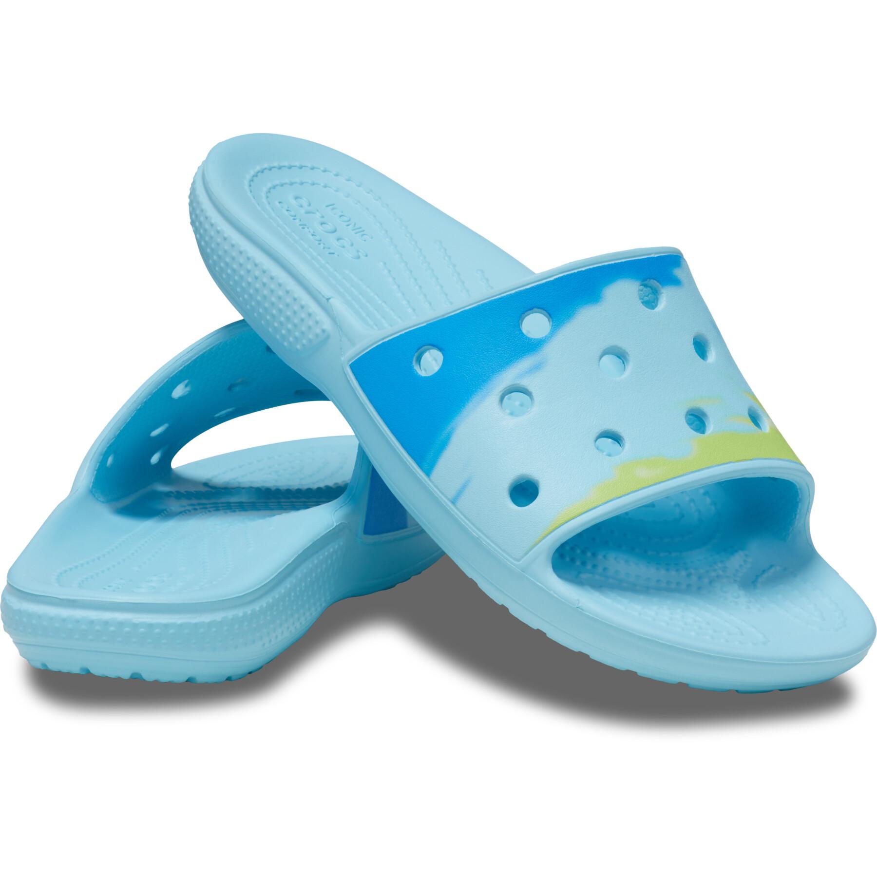 Zapatillas de casa para niños Crocs Classic Ombre