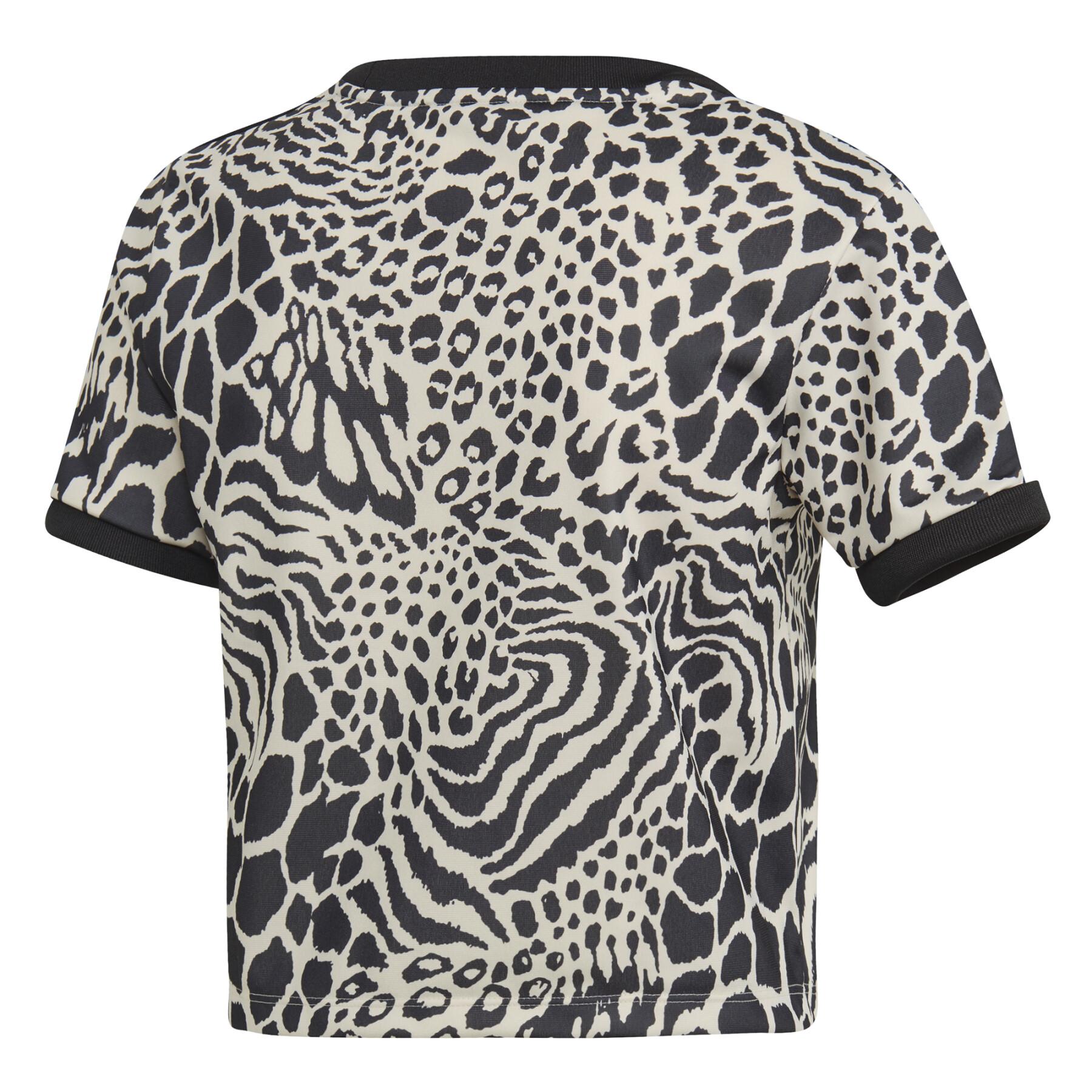 Camiseta de mujer adidas Leopard