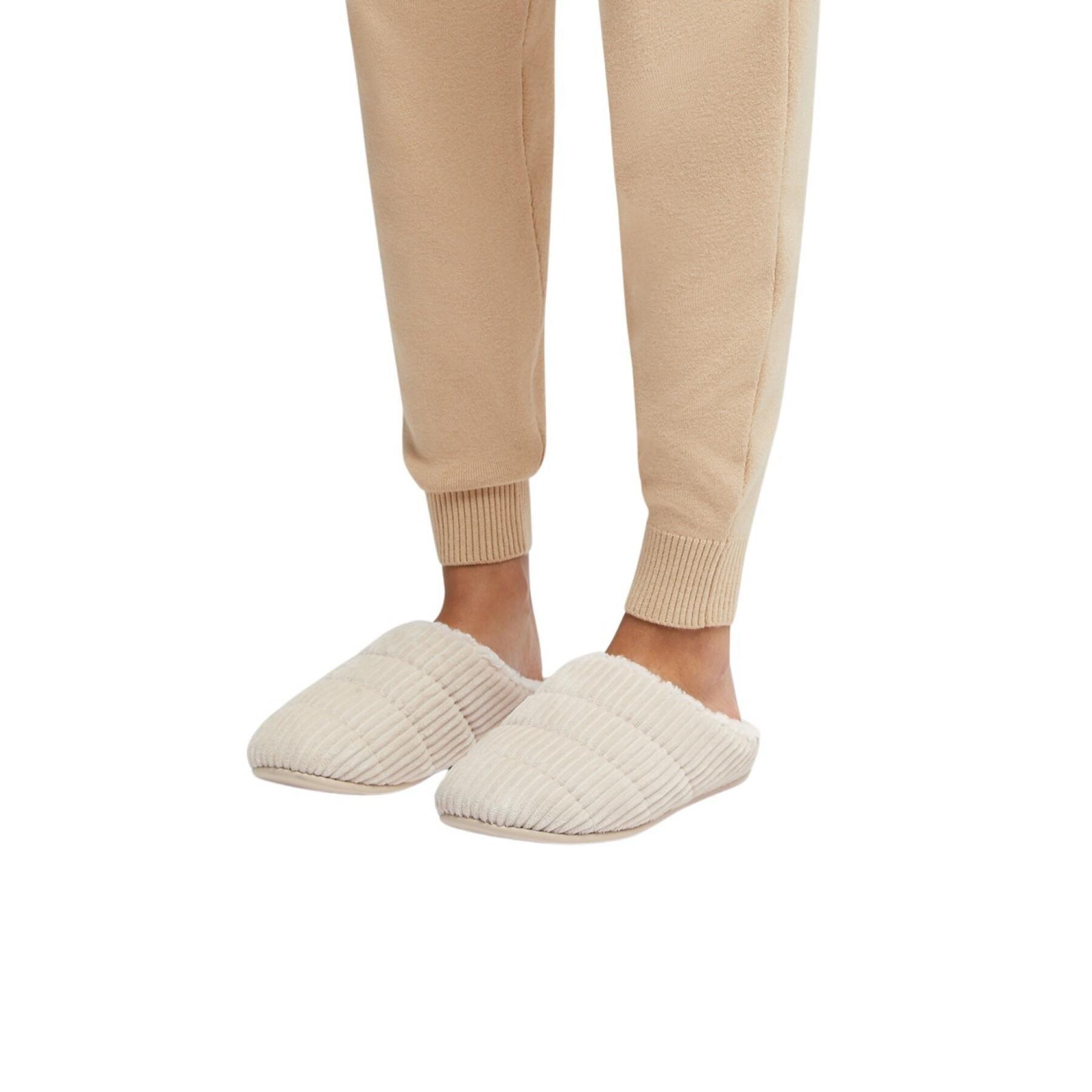 Pantuflas de terciopelo para mujer FitFlop Chrissie