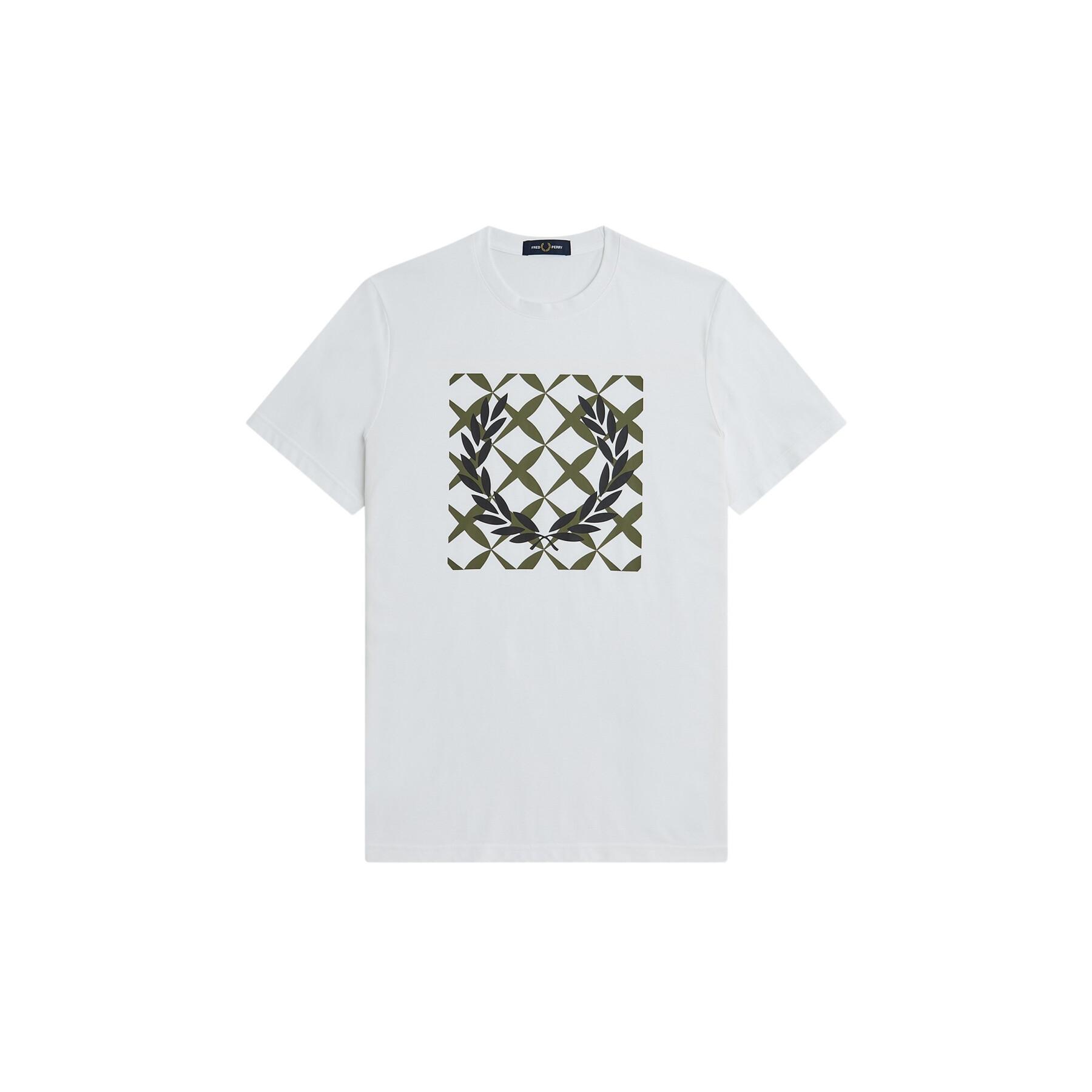 Camiseta Fred Perry Cross Stitch Printed