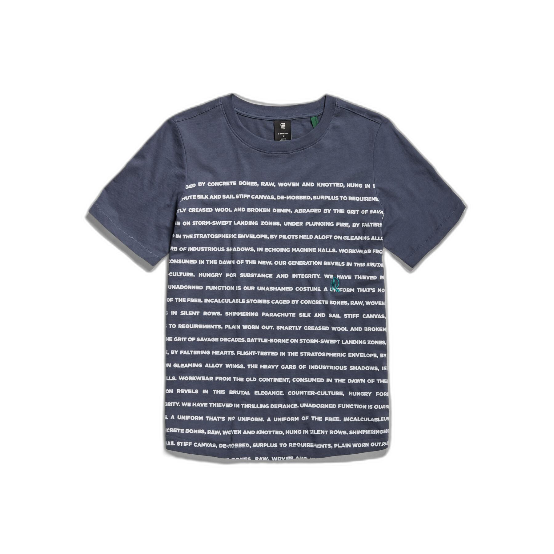 Camiseta de mujer G-Star Stripe Text