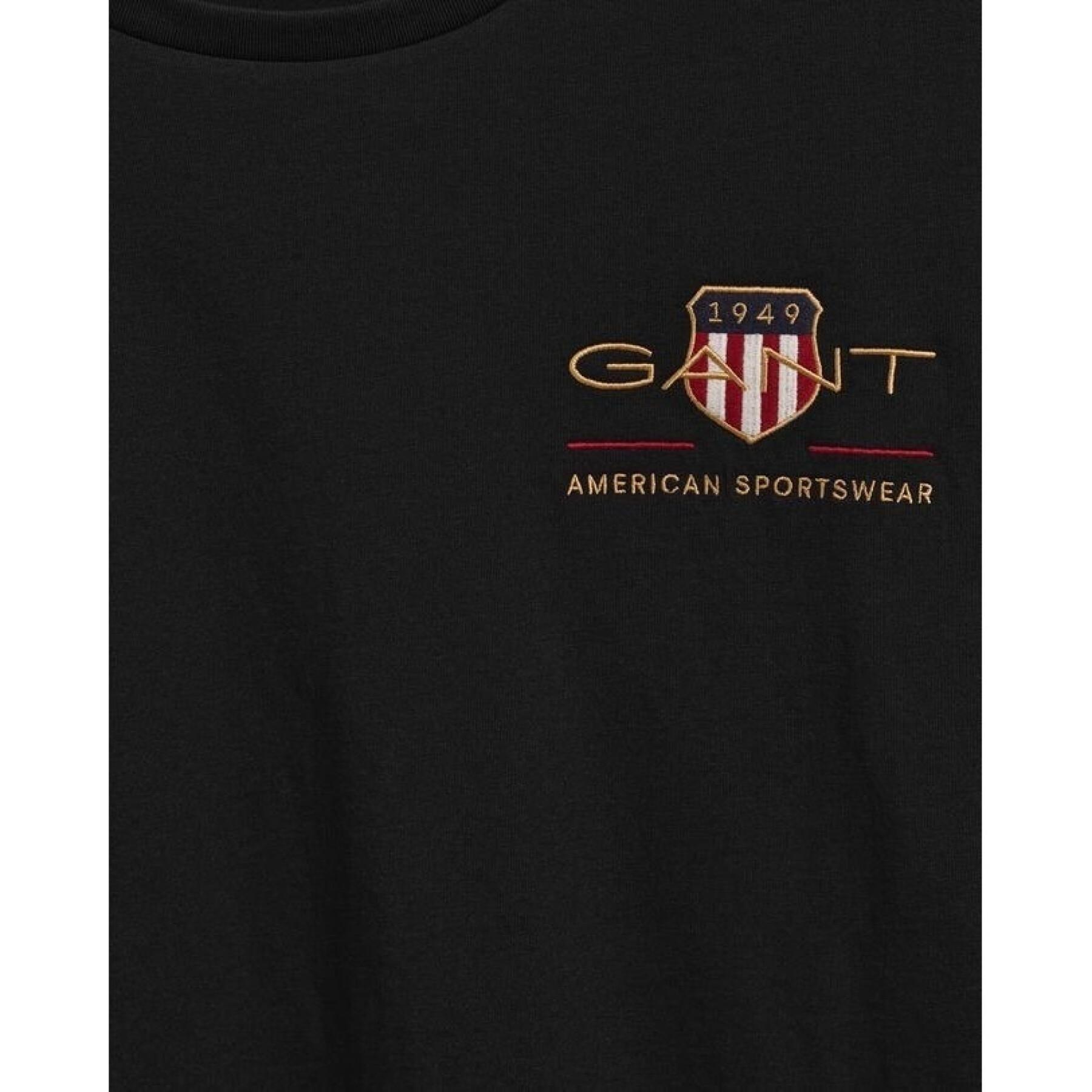 Camiseta bordada Gant Archive Shield