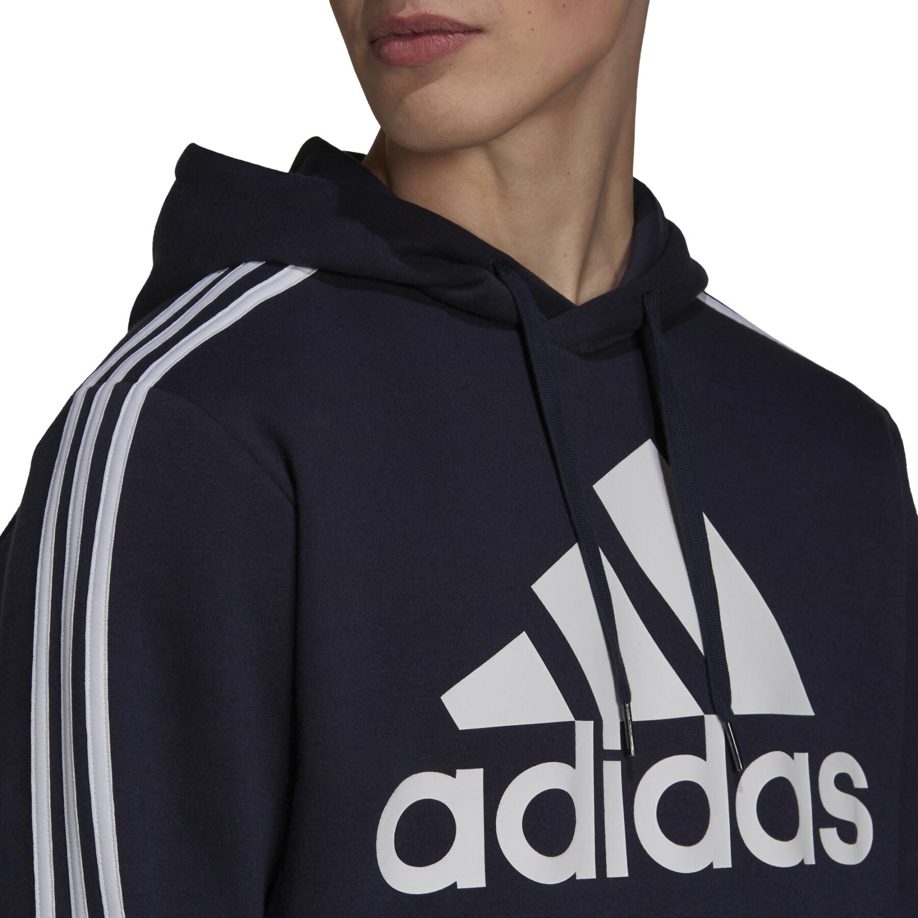 Sudadera con capucha adidas Essentials Fleece 3-Stripes Logo