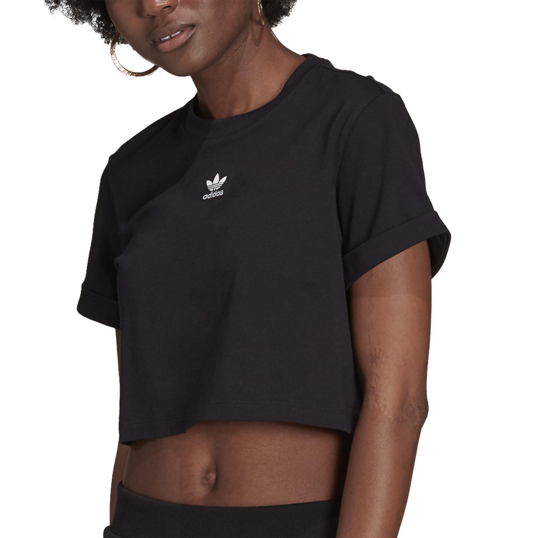 Camiseta de mujer adidas Adicolor Essentials Cropped