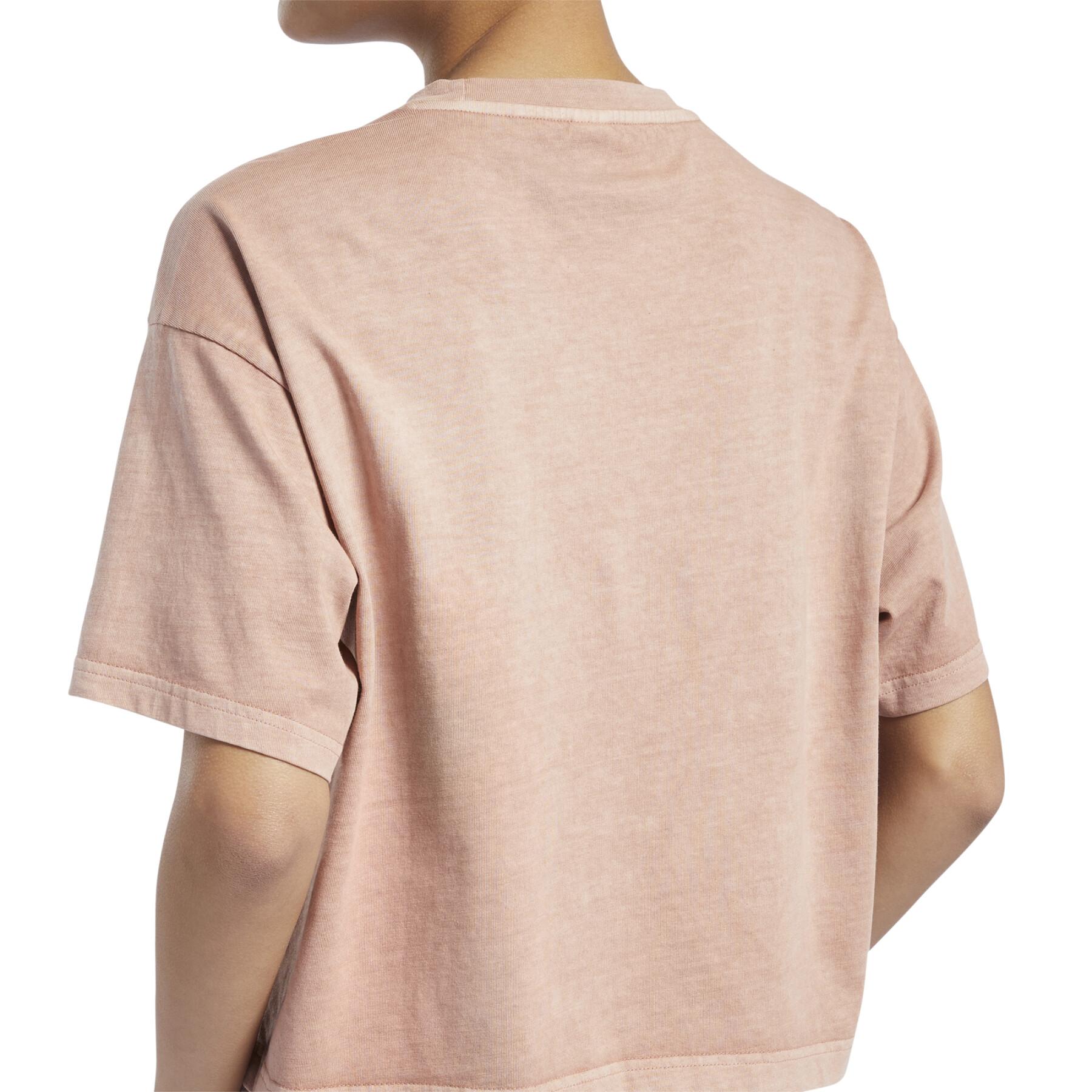 Camiseta de mujer Reebok Classics Natural Dye Cropped