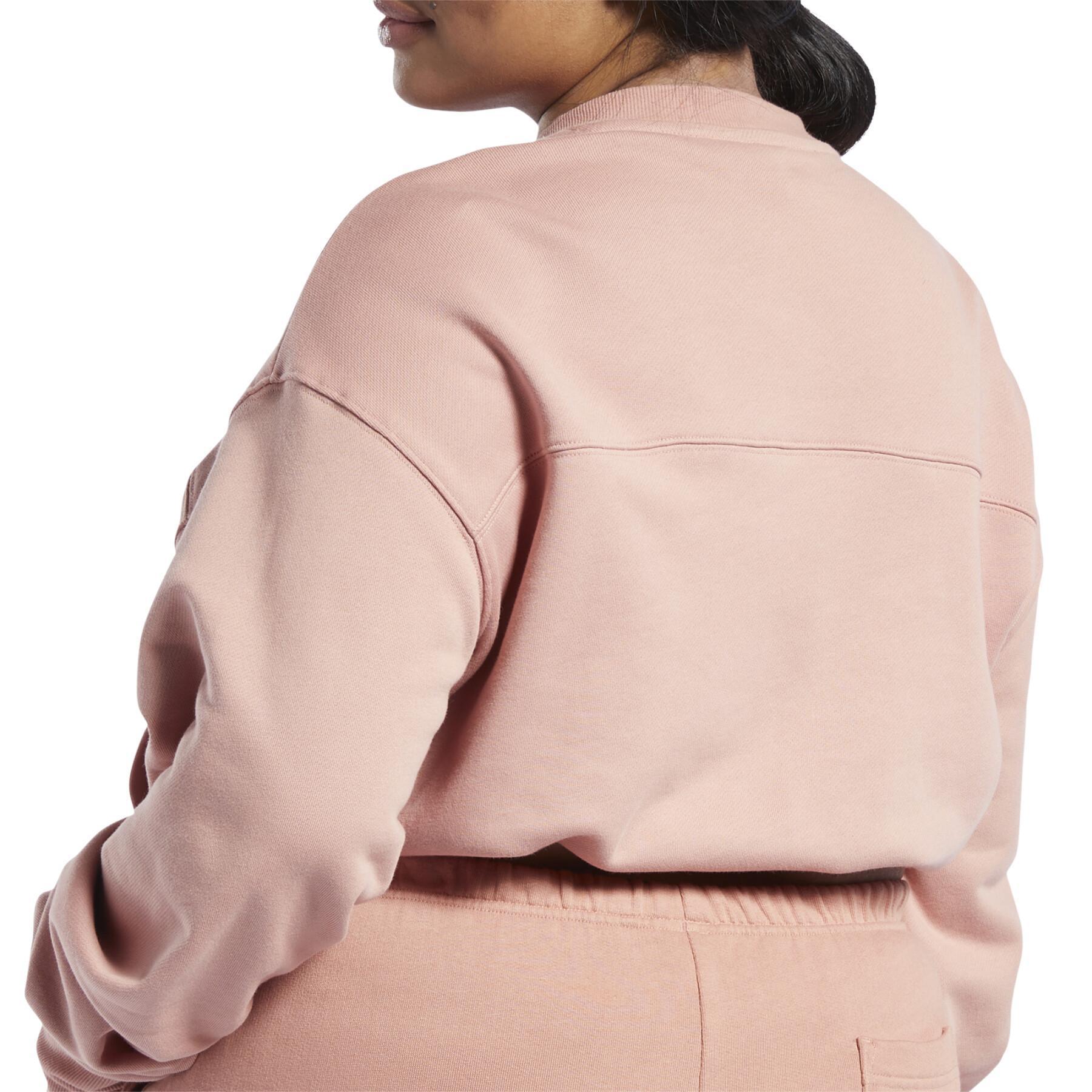 Sudadera de mujer Reebok Classics Cotton French Terry Cover-Up (Plus Size)
