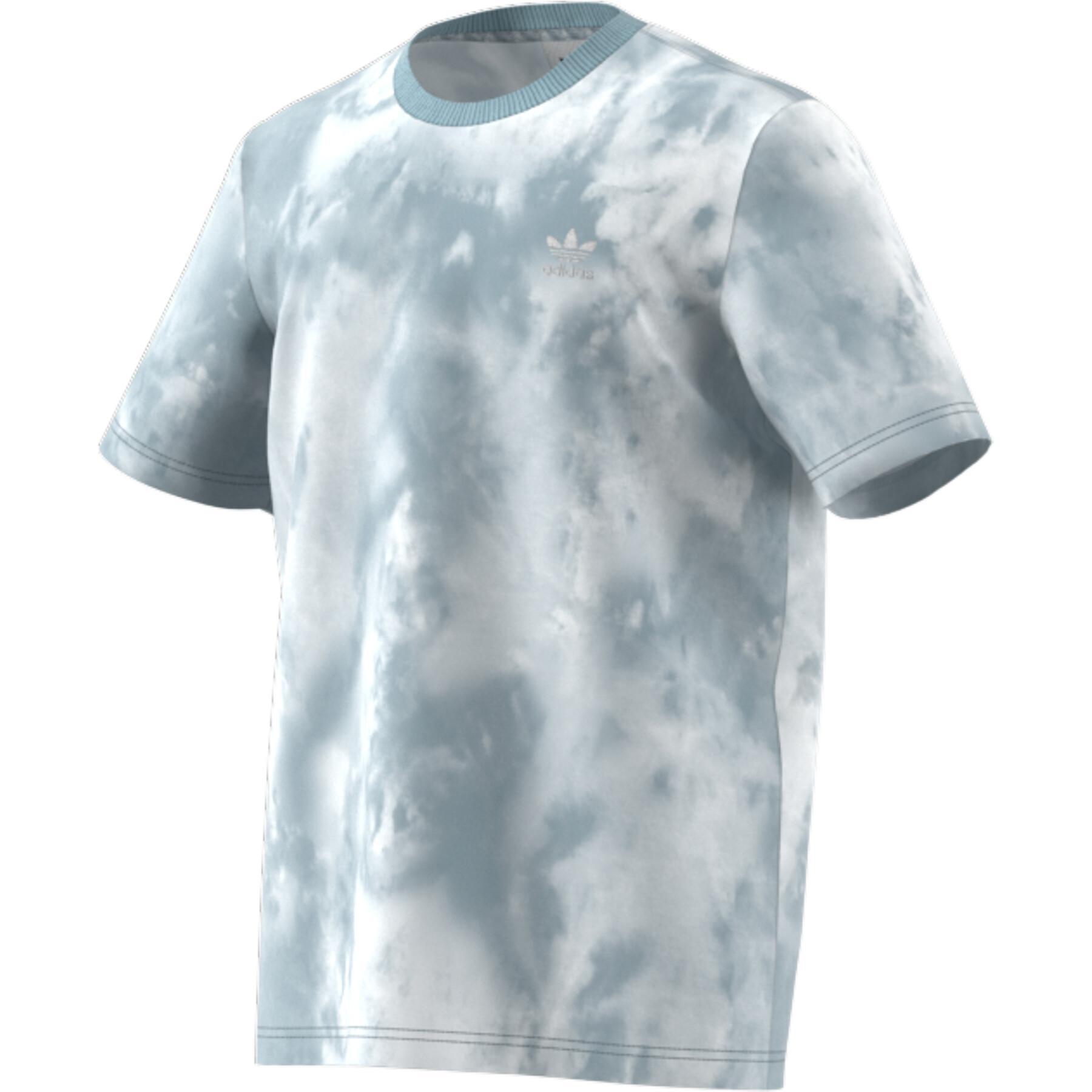 Camiseta de manga corta adidas Originals Adicolor Essentials Trefoil Tie-Dyed