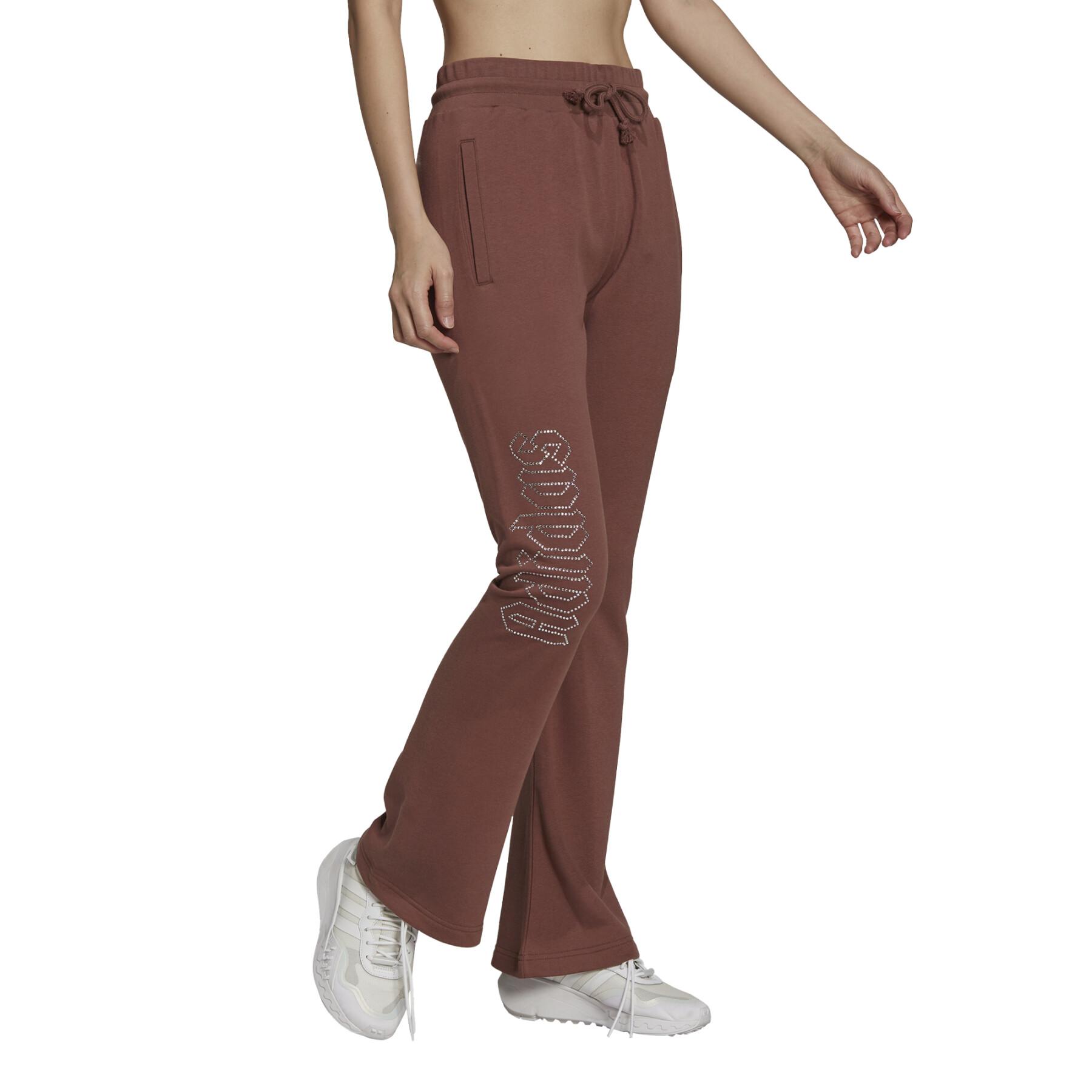 Pantalones de deporte para mujer adidas Originals 2000 Luxe Open Hem