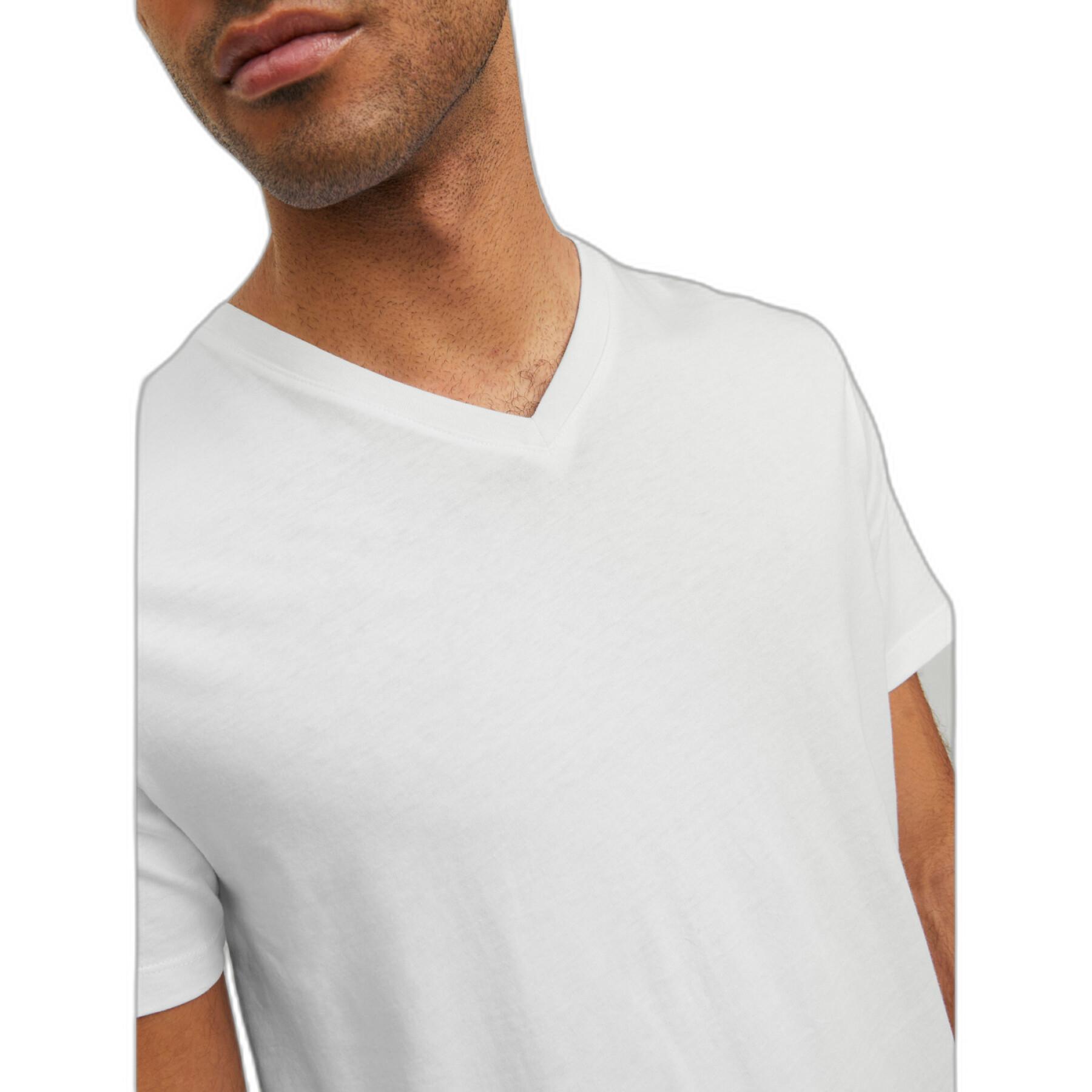 Camiseta con cuello de pico Jack & Jones Organic Basic