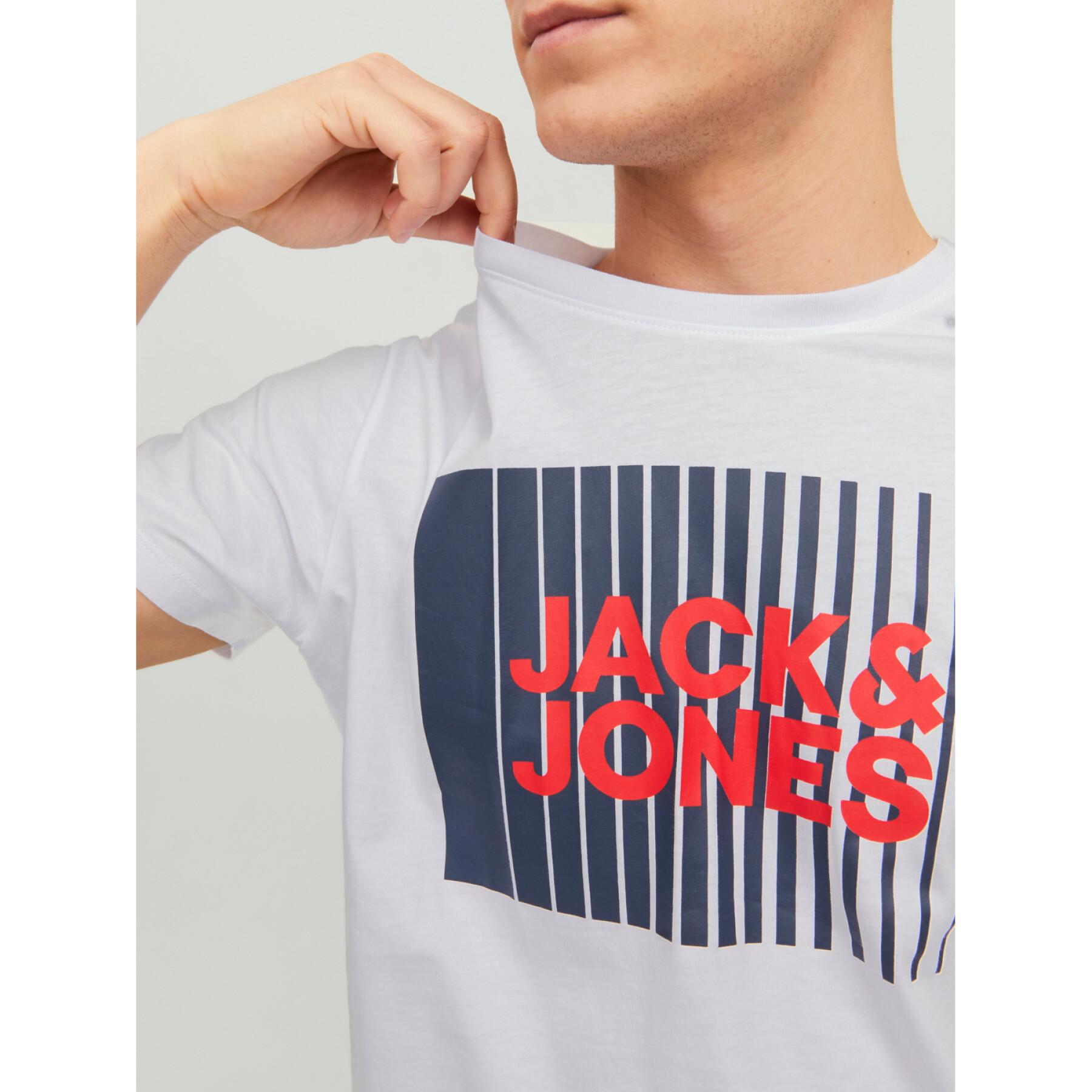 Camiseta de cuello redondo Jack & Jones Corp Logo