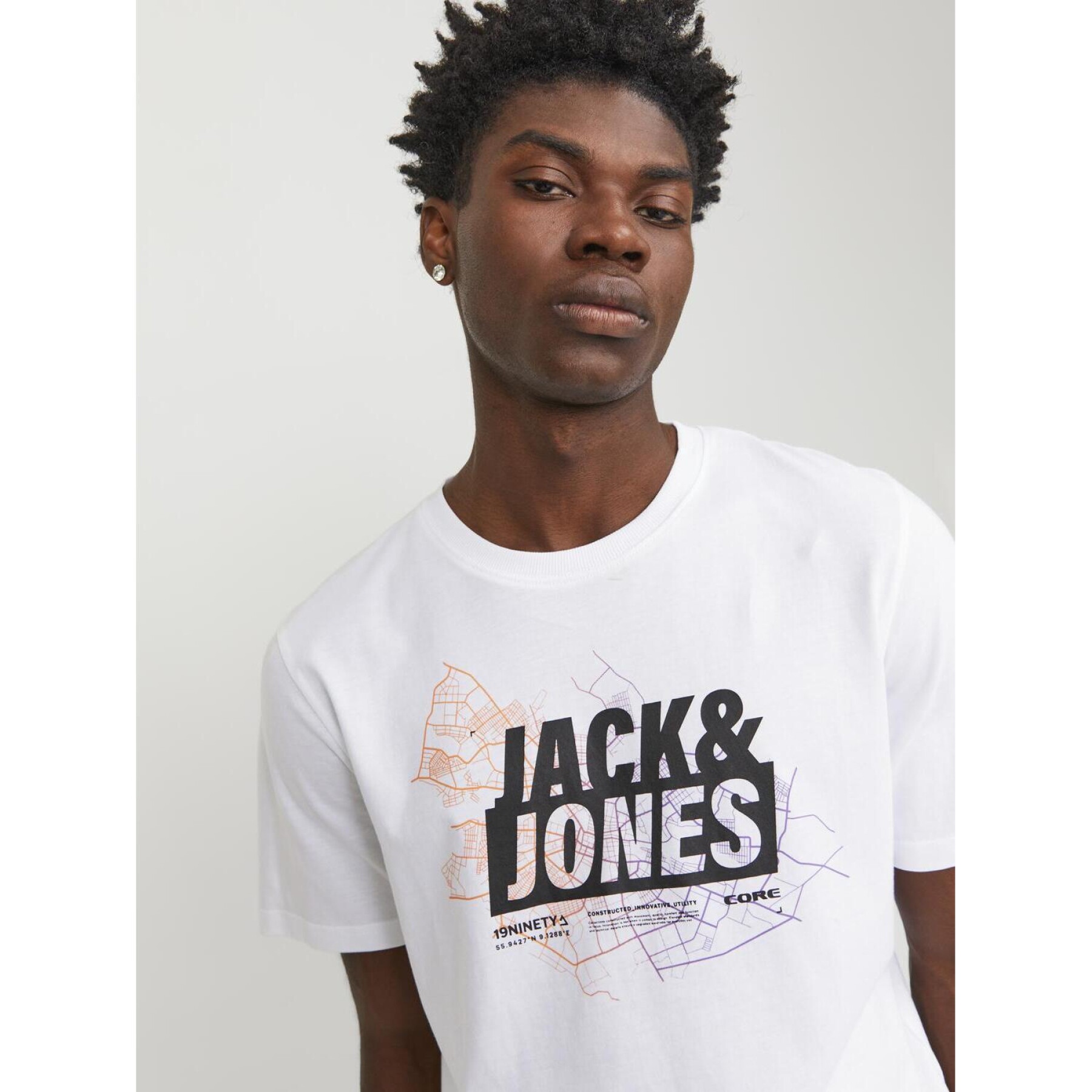 Camiseta Jack & Jones Map Logo