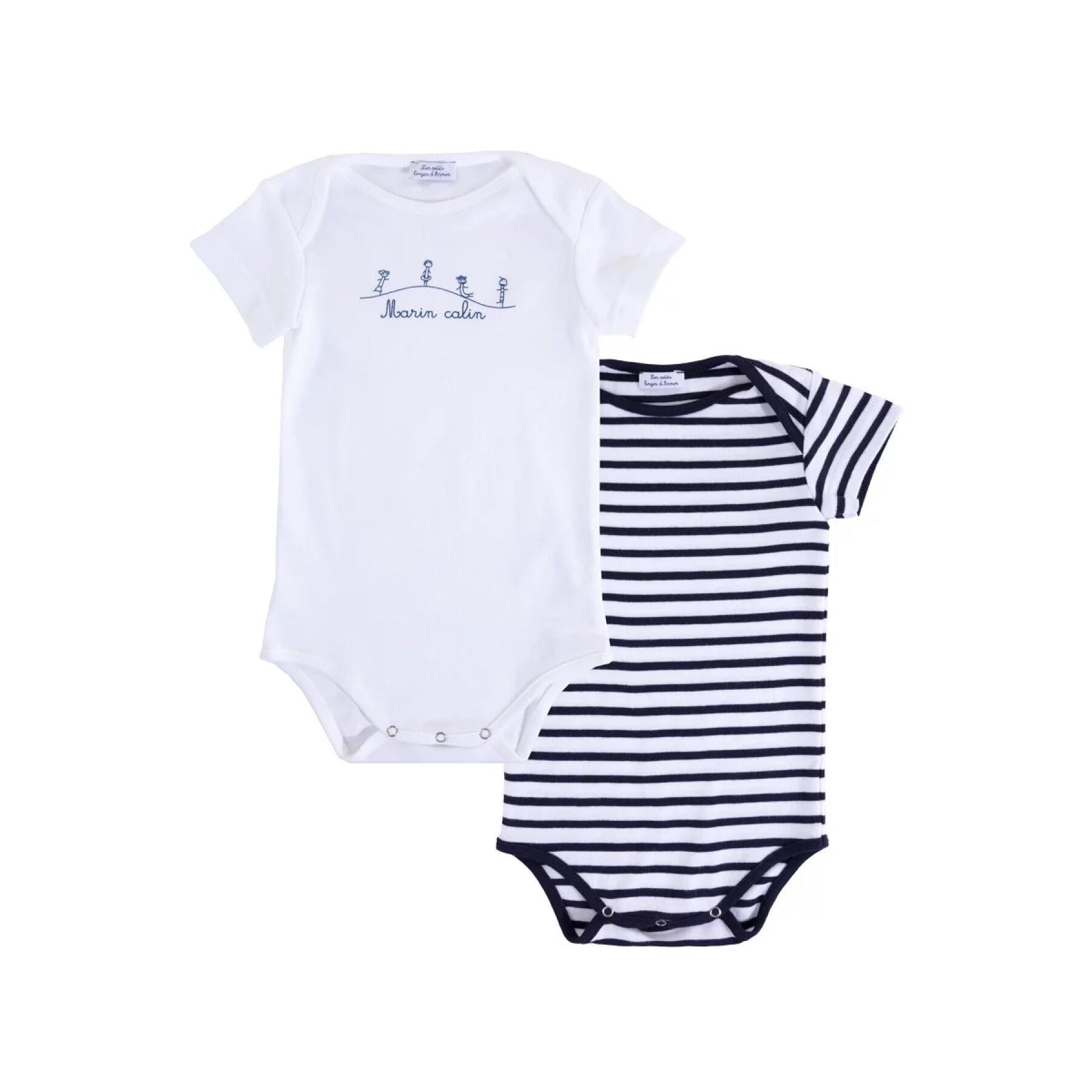 Conjunto de camisetas de cuerpos de bebé Armor-Lux yannig