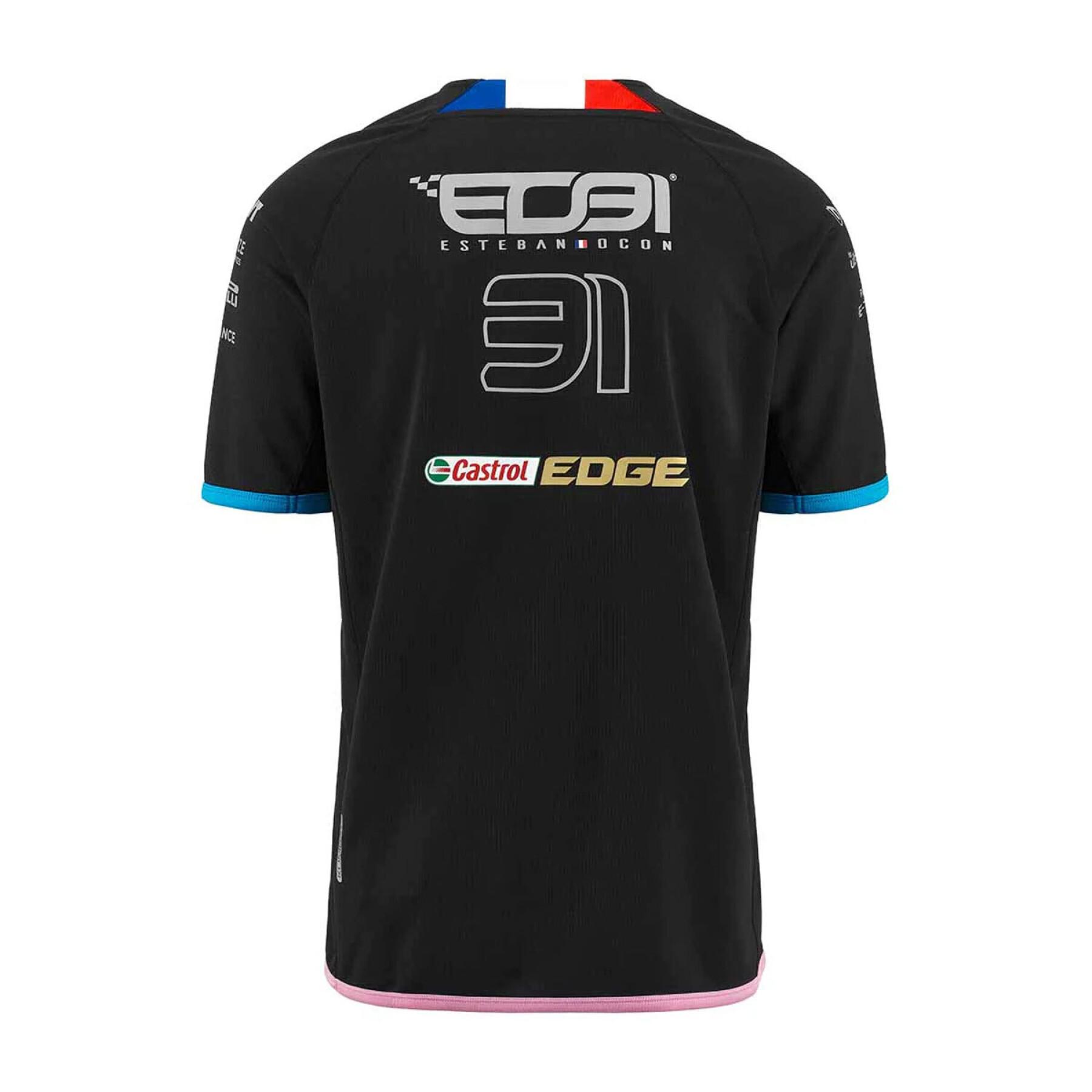 Camiseta Kappa Kombat Ocon Alpine F1