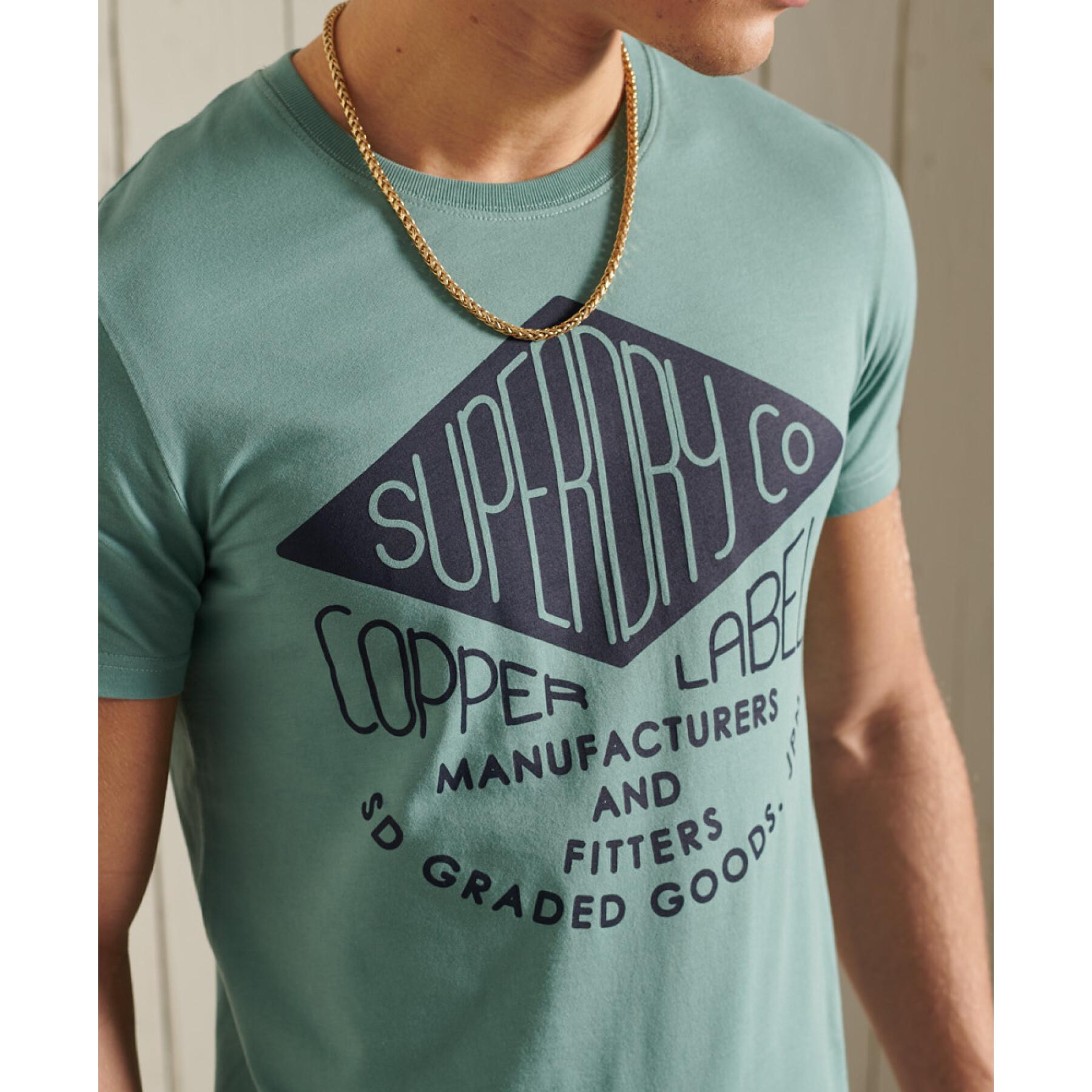 Camiseta ligera con estampado Superdry Workwear