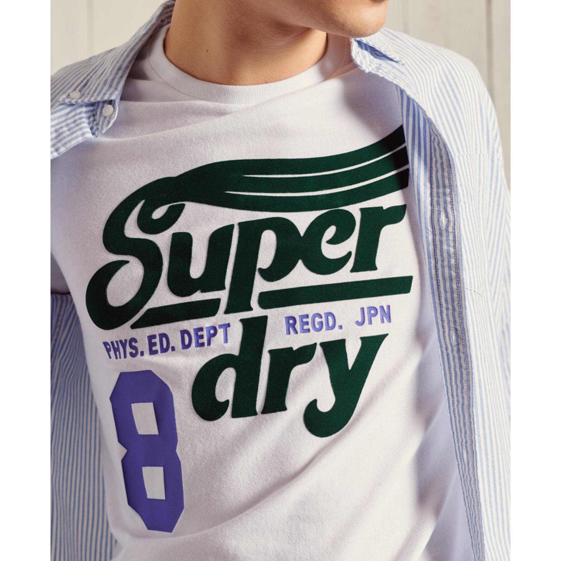 Camiseta ligera con estampado Superdry Collegiate