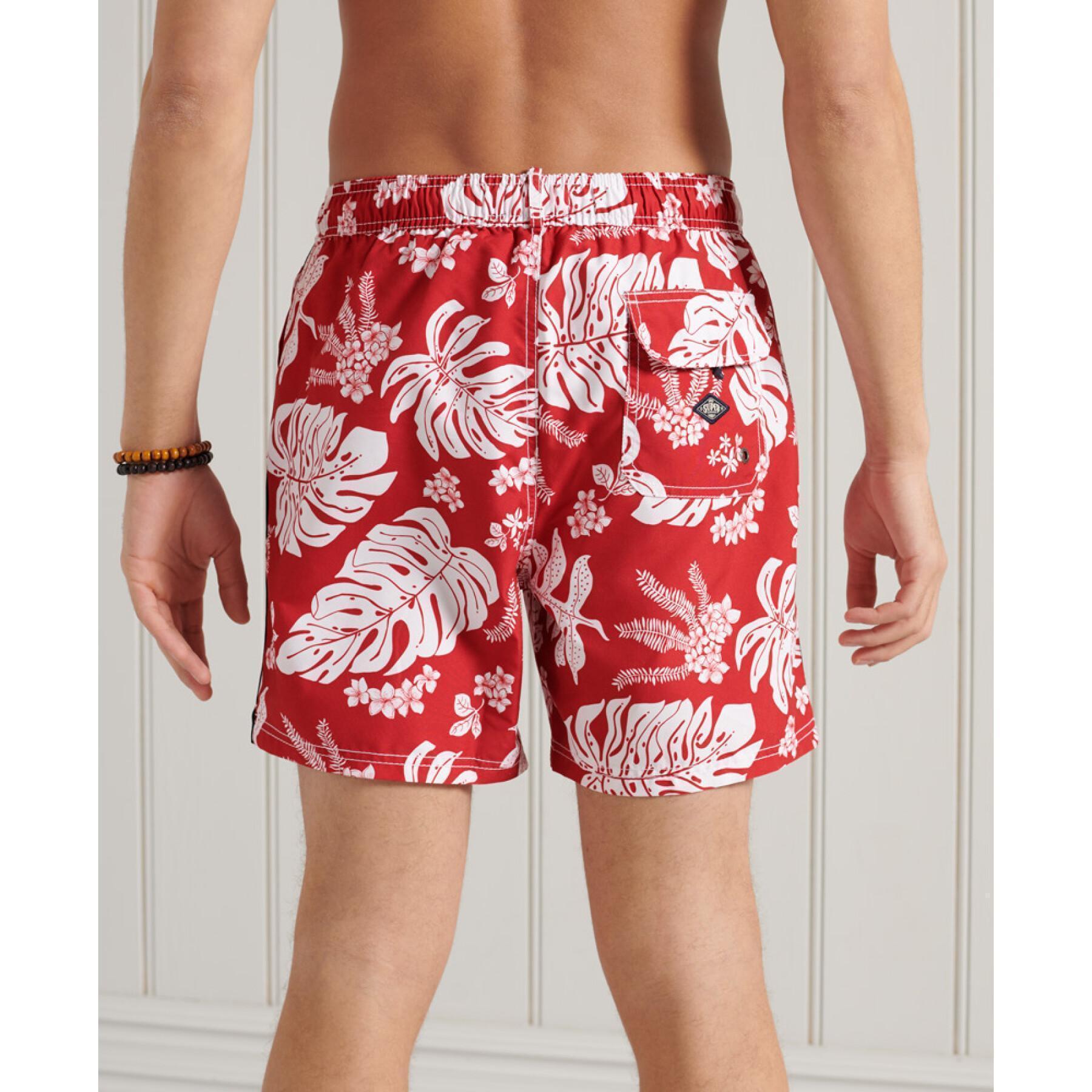 Pantalones cortos de baño hawaianos Superdry Campus