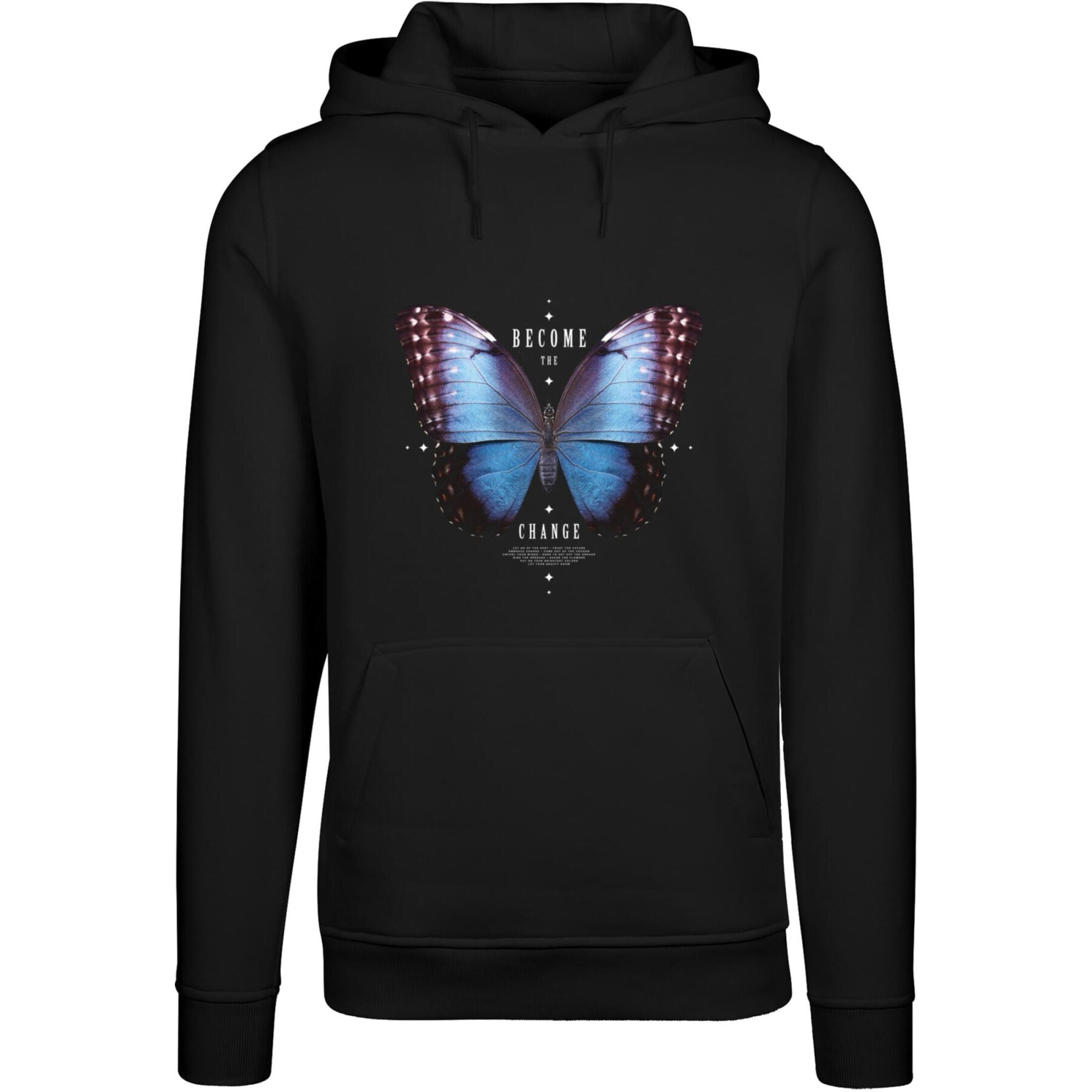 Sudadera con capucha Mister Tee Become The Change Butterfly