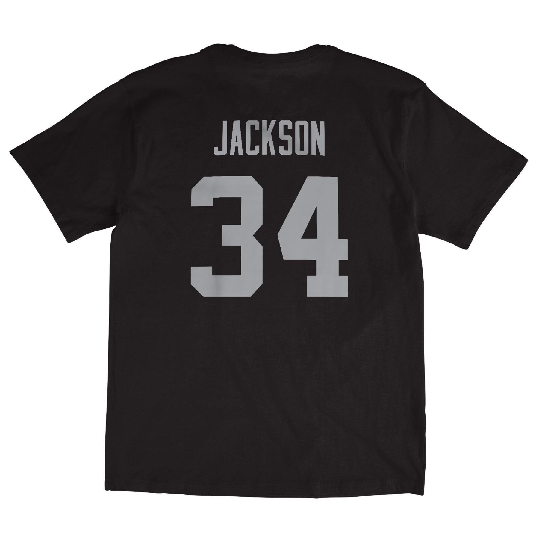 Camiseta Los Angeles Raiders name & number Bo Jackson